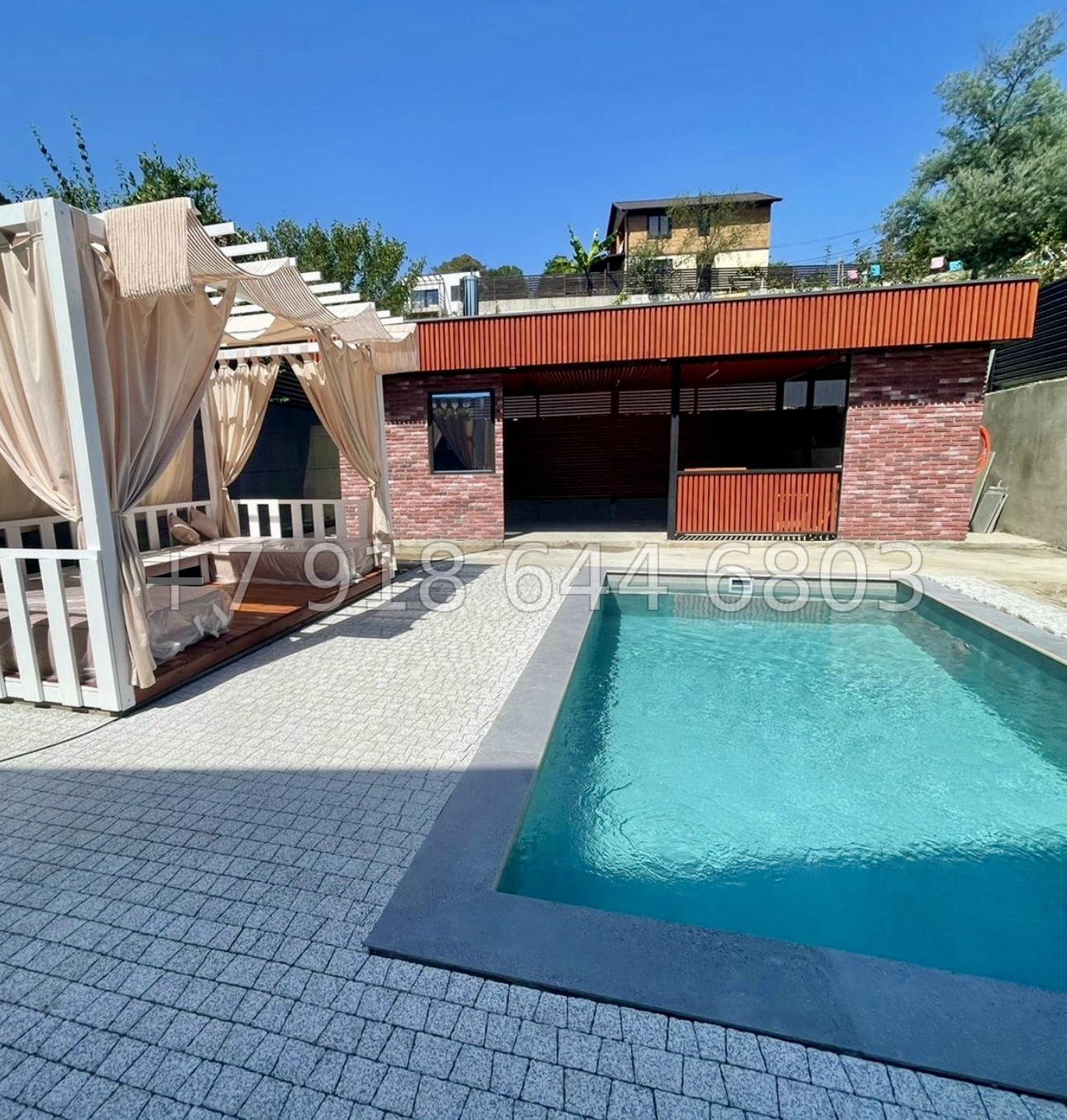 № 60 Б. Отличный дом с большим участком земли в Адлере с бассейном  - миниатюра 7