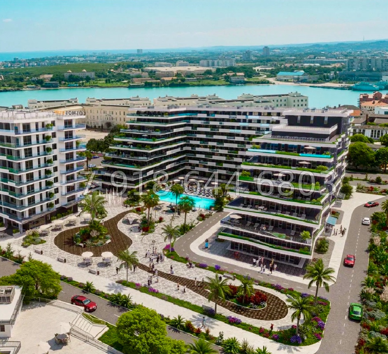 № 18 ю. Севастополь. Апартаменты на берегу моря. AK Cosmos Stay Sevastopol Atlant Apartments Космос Стей Севастополь  - миниатюра 3