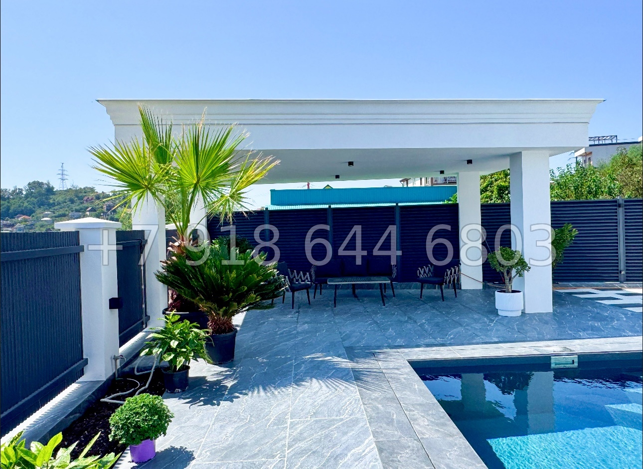 № 10 В. дом с бассейном в Адлере  - миниатюра 24