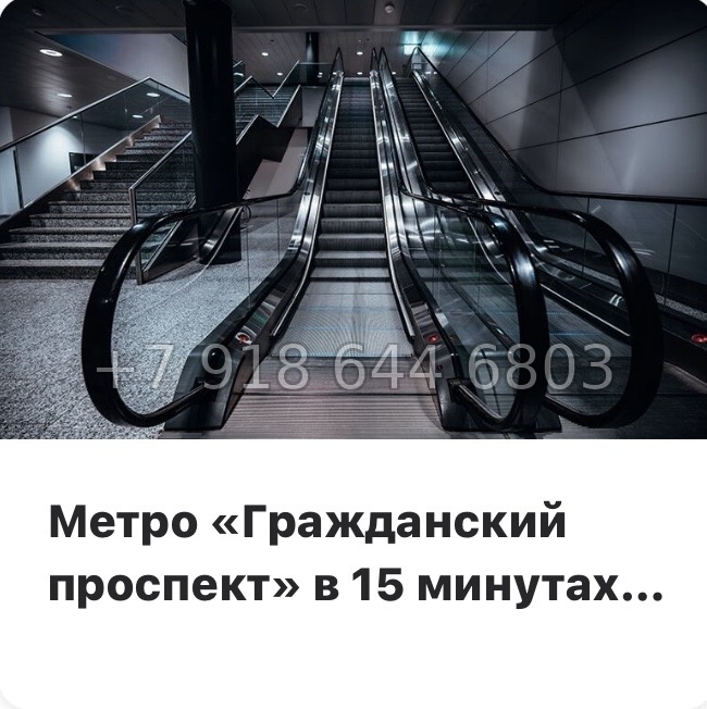№ 105 в. Метро Гражданский проспект. ЖК Цветной город  - миниатюра 32