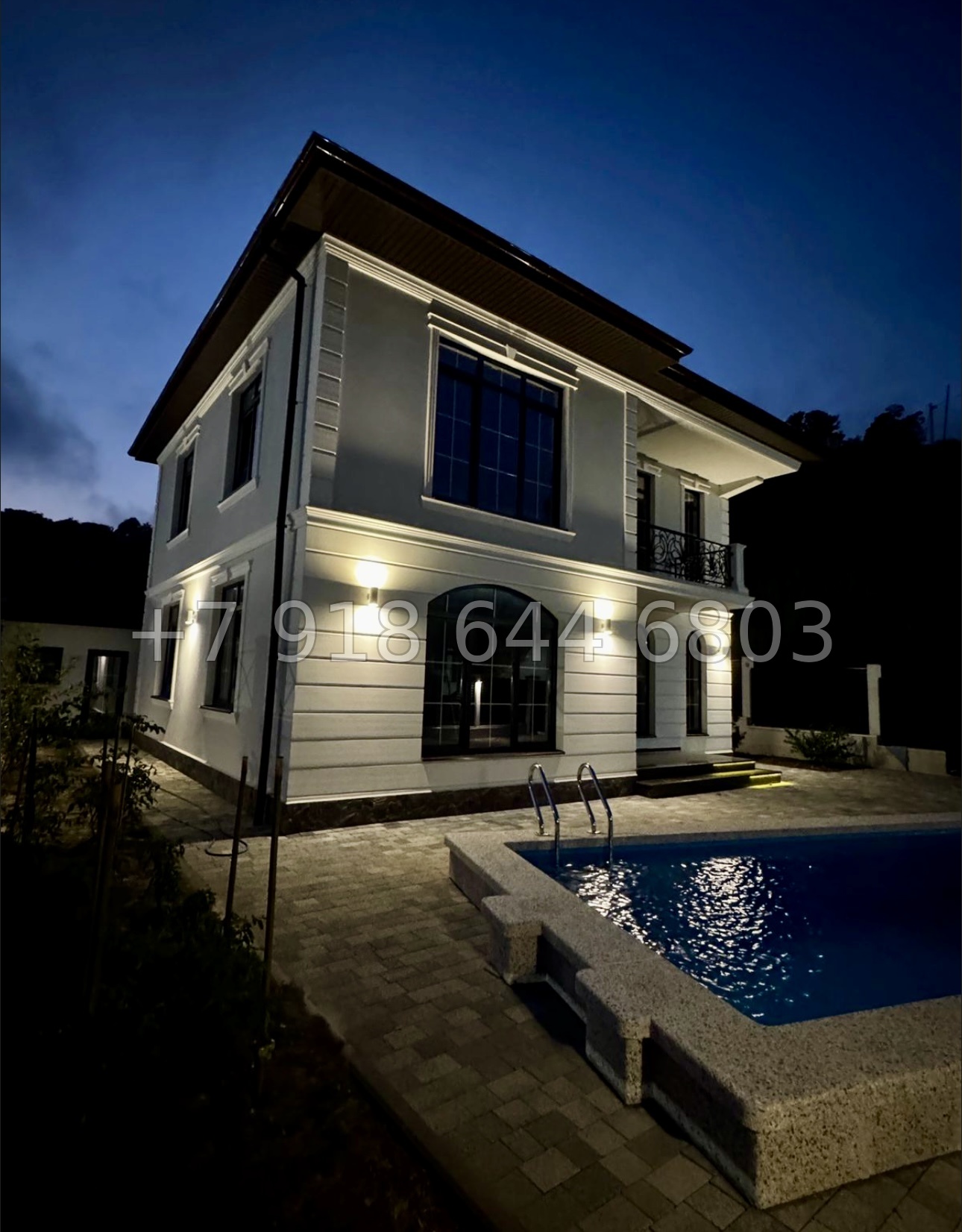 № 23 Б. Дом с бассейном в Адлере  - миниатюра 6