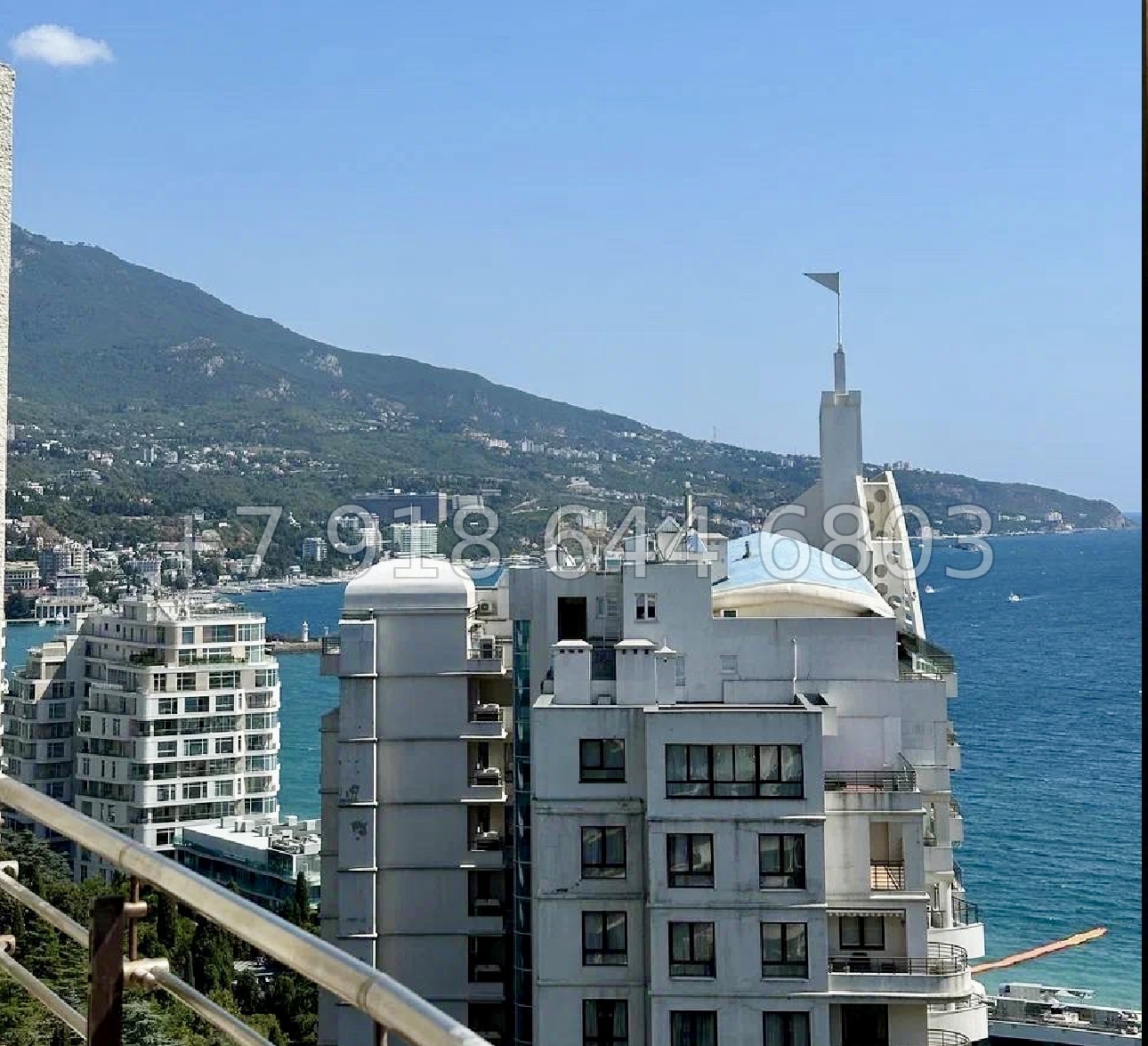 № 8г. Квартира в Ялте . Большая площадь. Вид на море - миниатюра 14