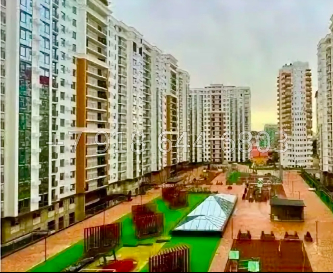 № 54 р. Трёхкомнатная Роскошная квартира в центре Сочи ЖК Альпийский квартал  - миниатюра 32