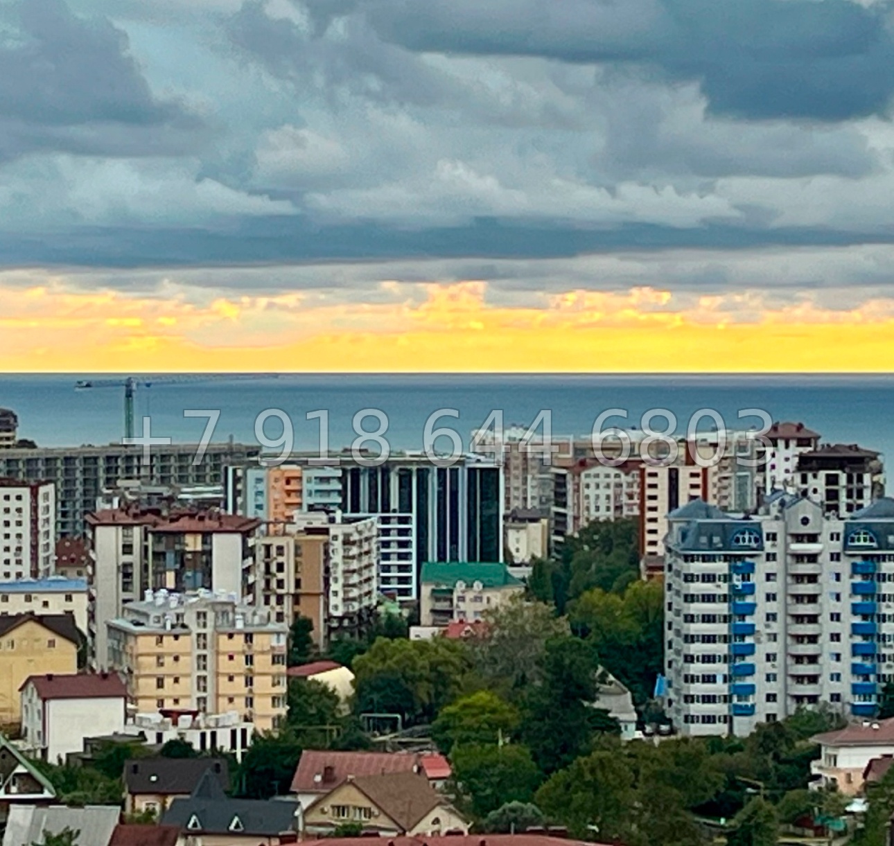 № 62р. Черновая квартира с видом на море в Сочи  - миниатюра 1