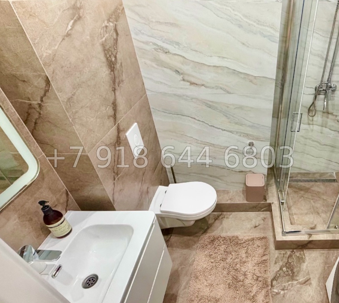 № 428 р. ЖК Меркато Сочи. Квартира с бассейном на территории  - миниатюра 18