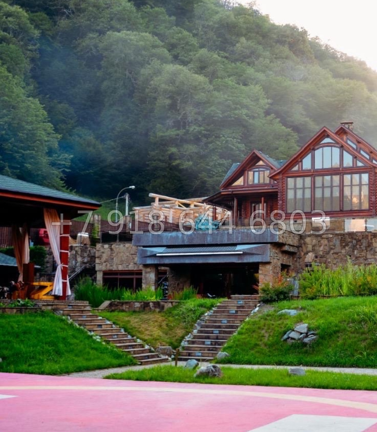 № 38 п. Дом с вертолетной площадкой на Красной Поляне  - миниатюра 40