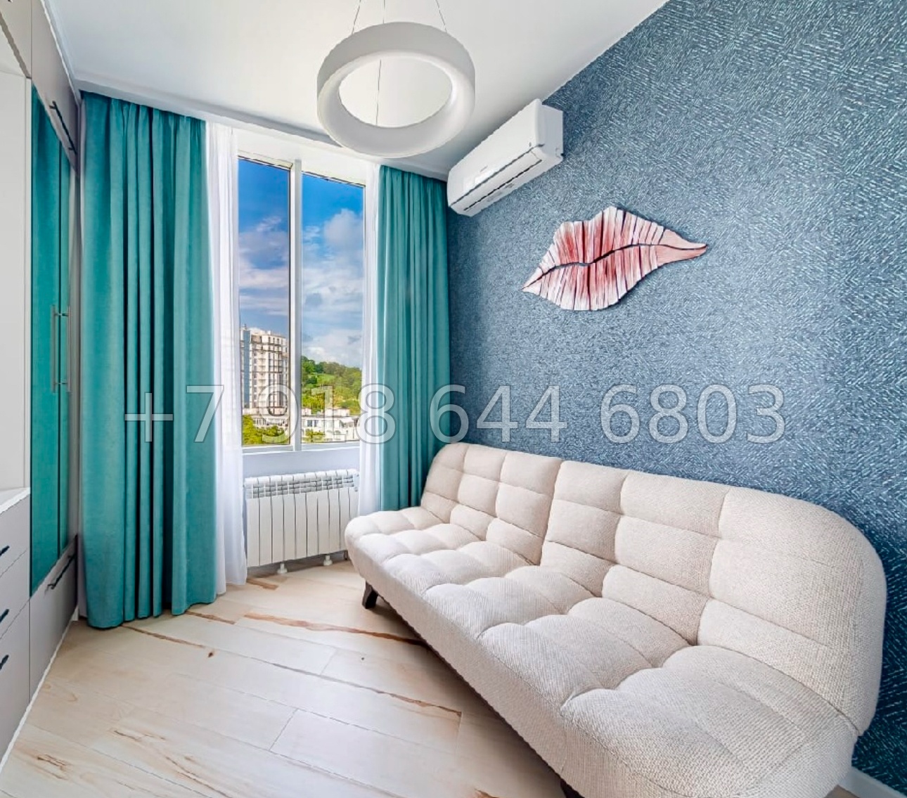 № 37 е. Квартира с хорошим ремонтом в городе Сочи  - миниатюра 1