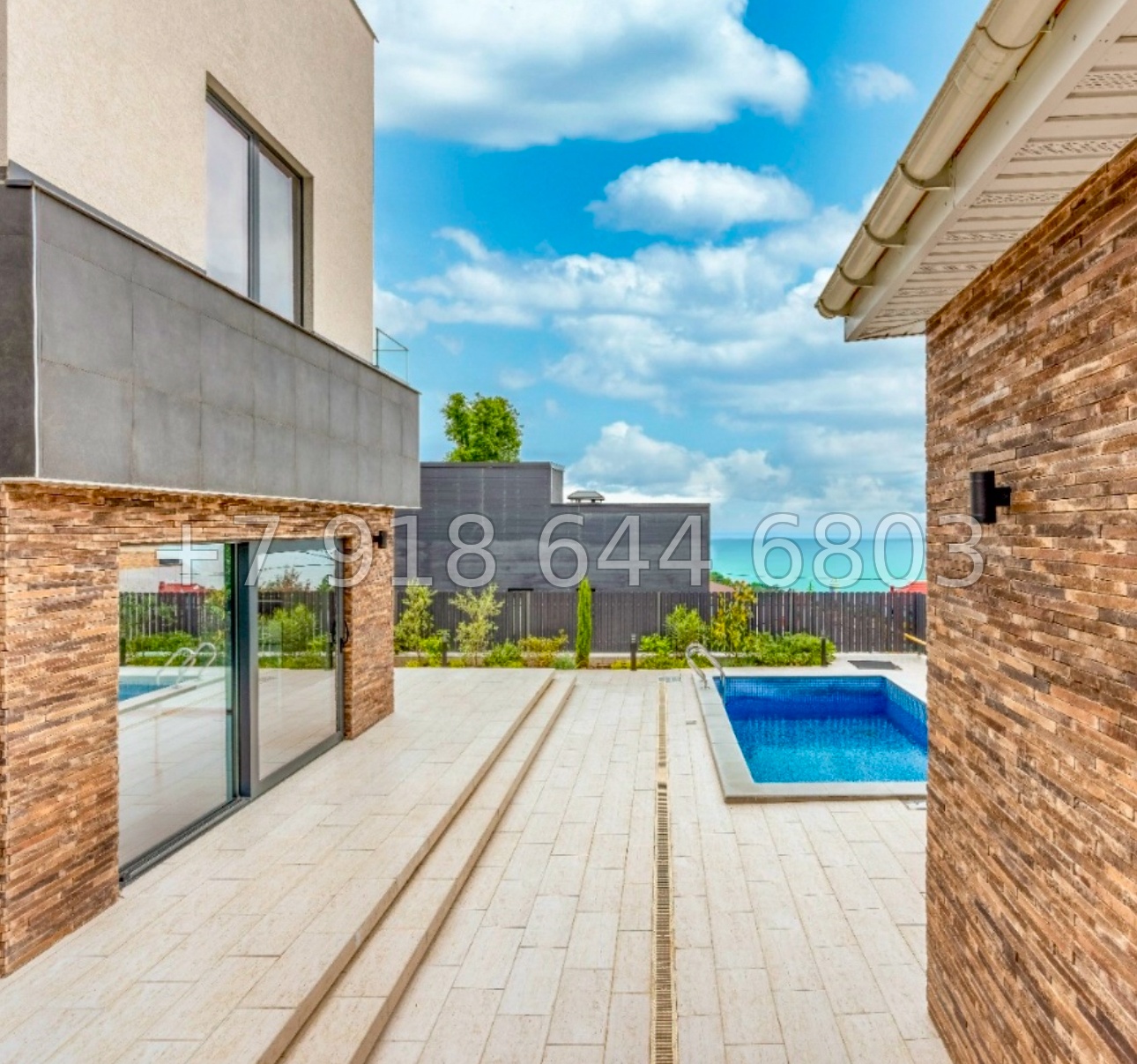 № 61 в. Коттедж с бассейном и новым ремонтом в Сочи Хоста - миниатюра 38