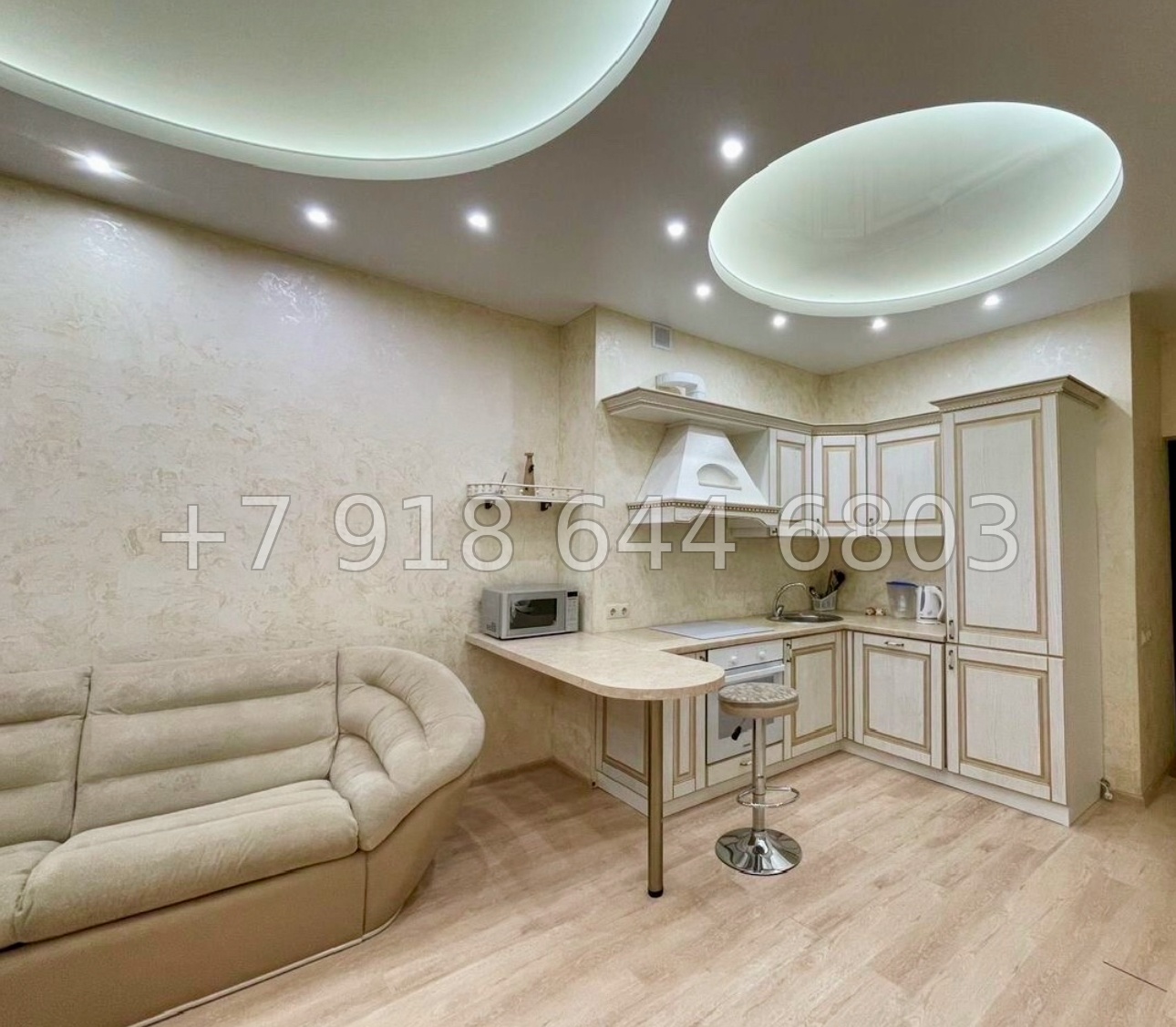 № 136 р. Квартира в центре города Сочи ЖК Остров Мечты  - миниатюра 1