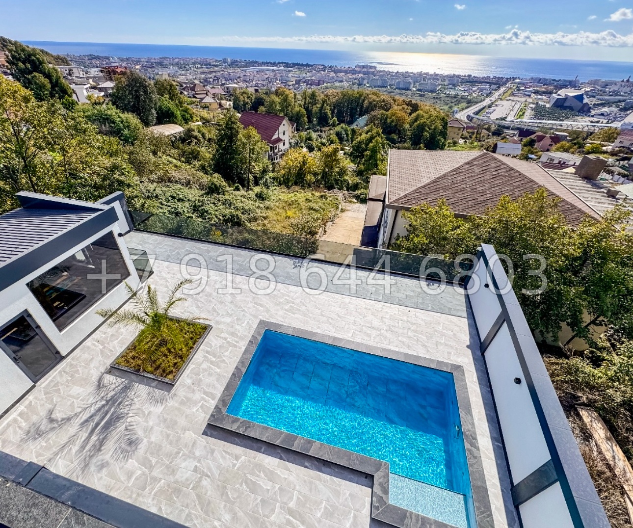 № 53 м. Дом в Адлере с видом на море  - миниатюра 19