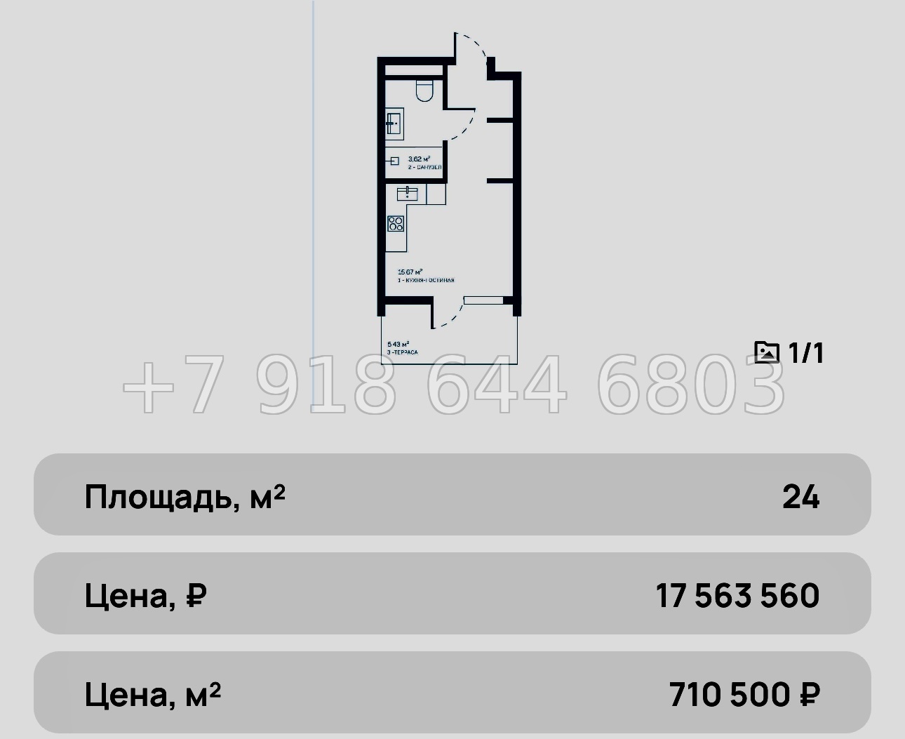 № 13 ю. АК Птица апартаменты которые растут постоянно в цене - миниатюра 31
