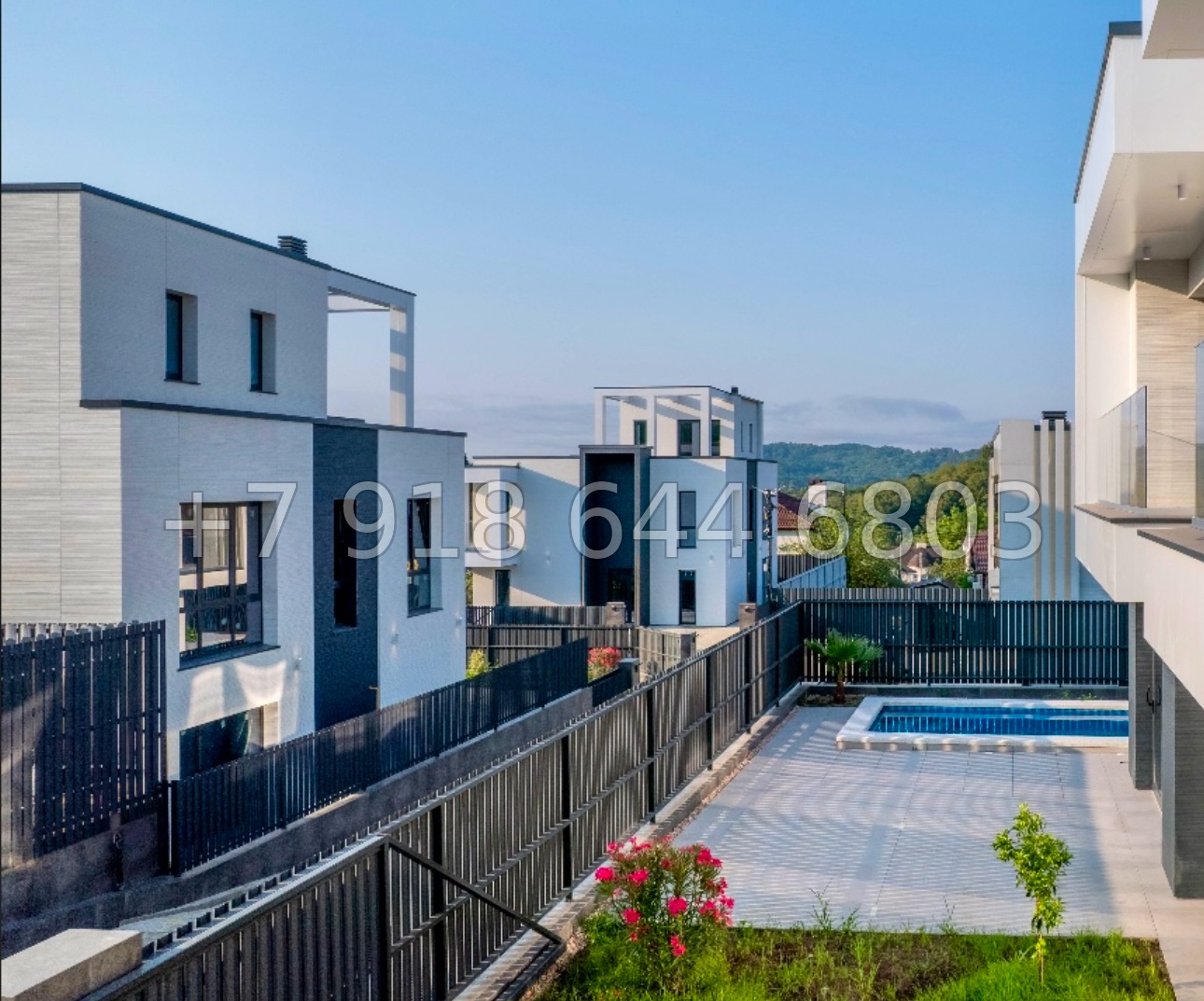 № 117 Б. Адлер 8 домов с бассейном  - миниатюра 27