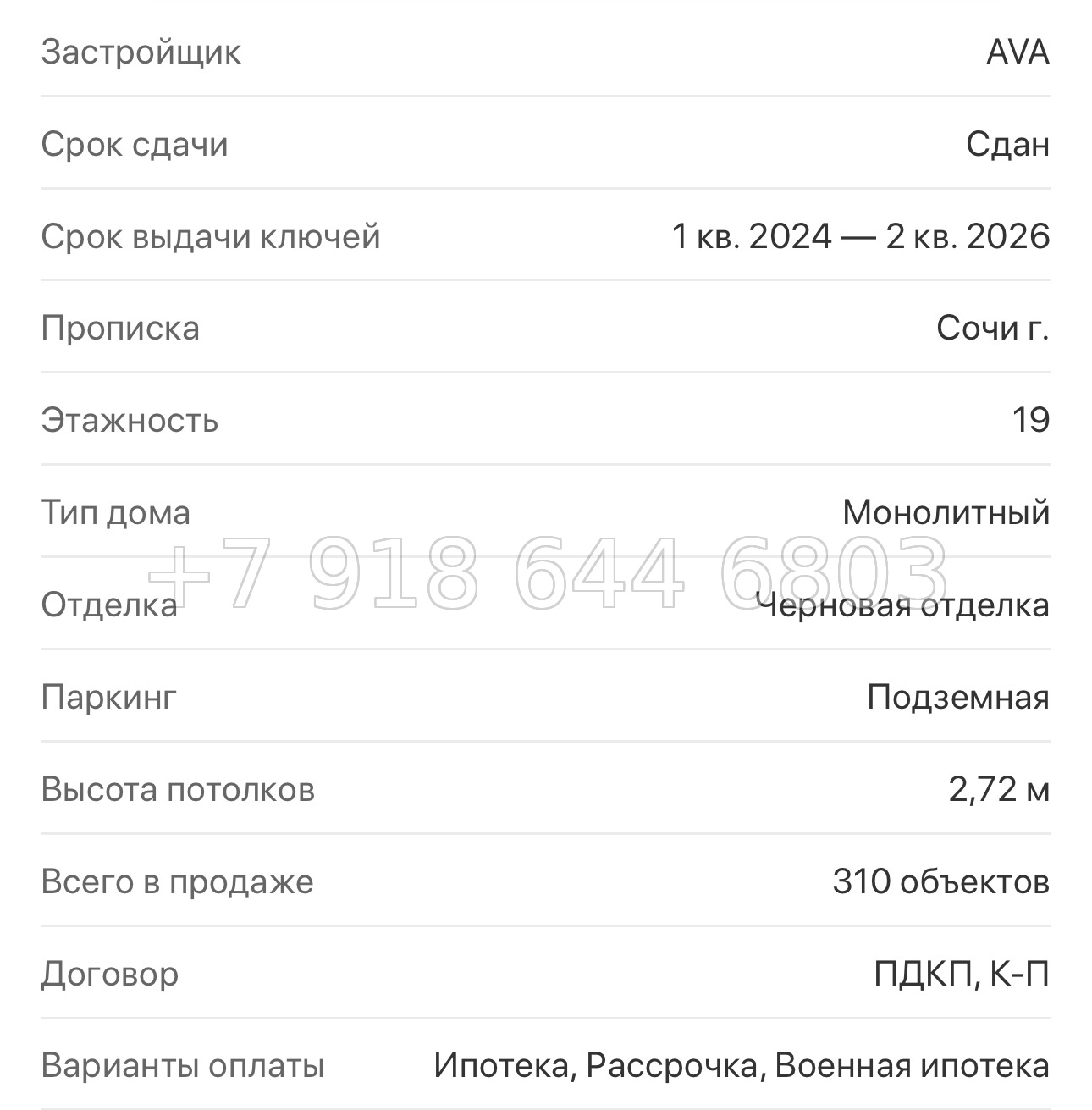 № 12. ЖК Кислород Сочи  - миниатюра 64