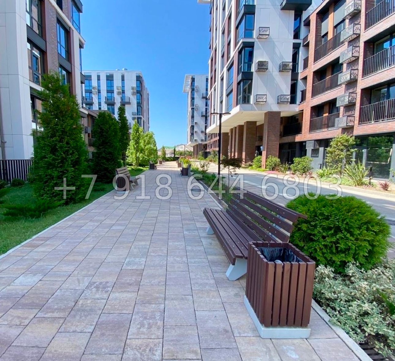 № 29 ш. Трёхкомнатные апартаменты в АК Моравия Сочи  - миниатюра 15