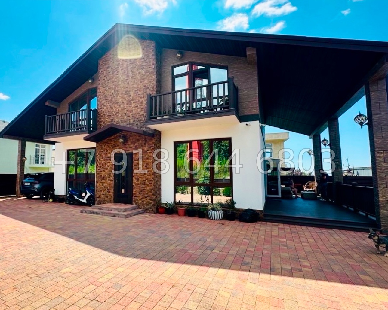 № 252 в. Дом с бассейном и с ремонтом в Адлере  - миниатюра 1