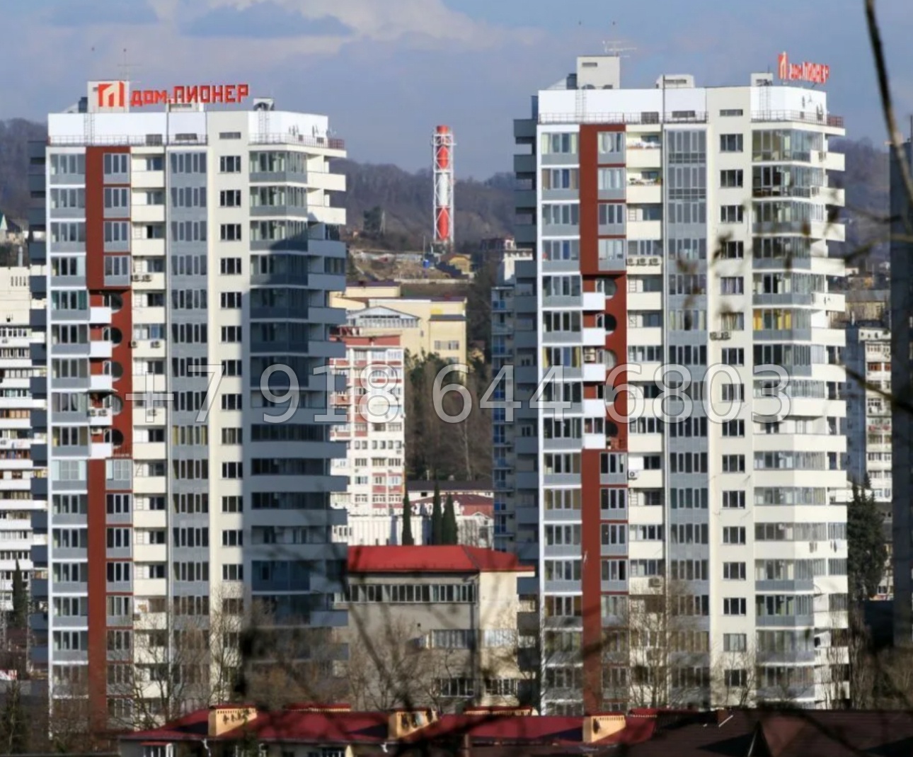 № 83. ЖК Пионер Сочи трехкомнатная квартира  - миниатюра 36