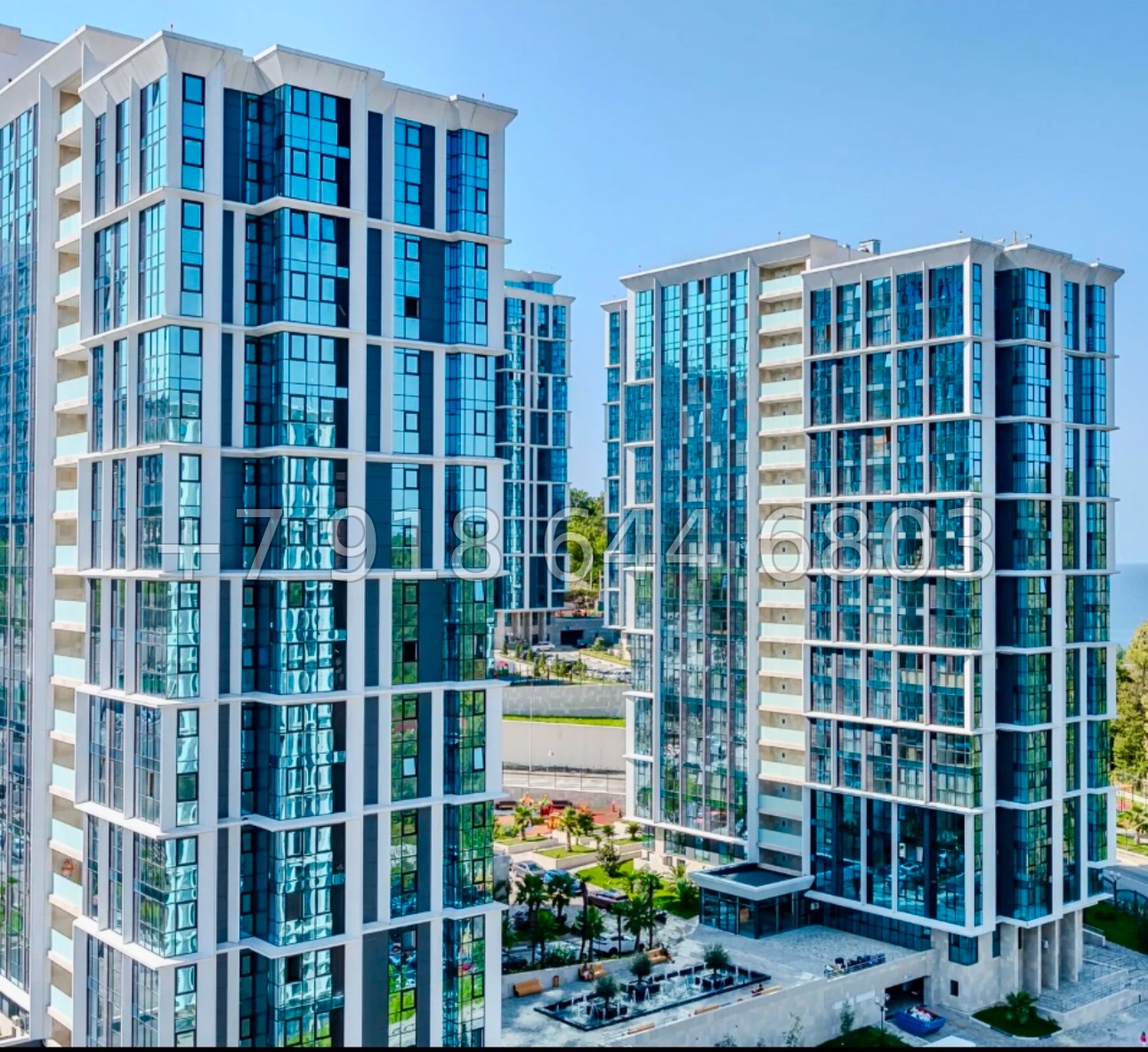 № 161 п. ЖК Сочи Парк. Квартира с кроватью  - миниатюра 21