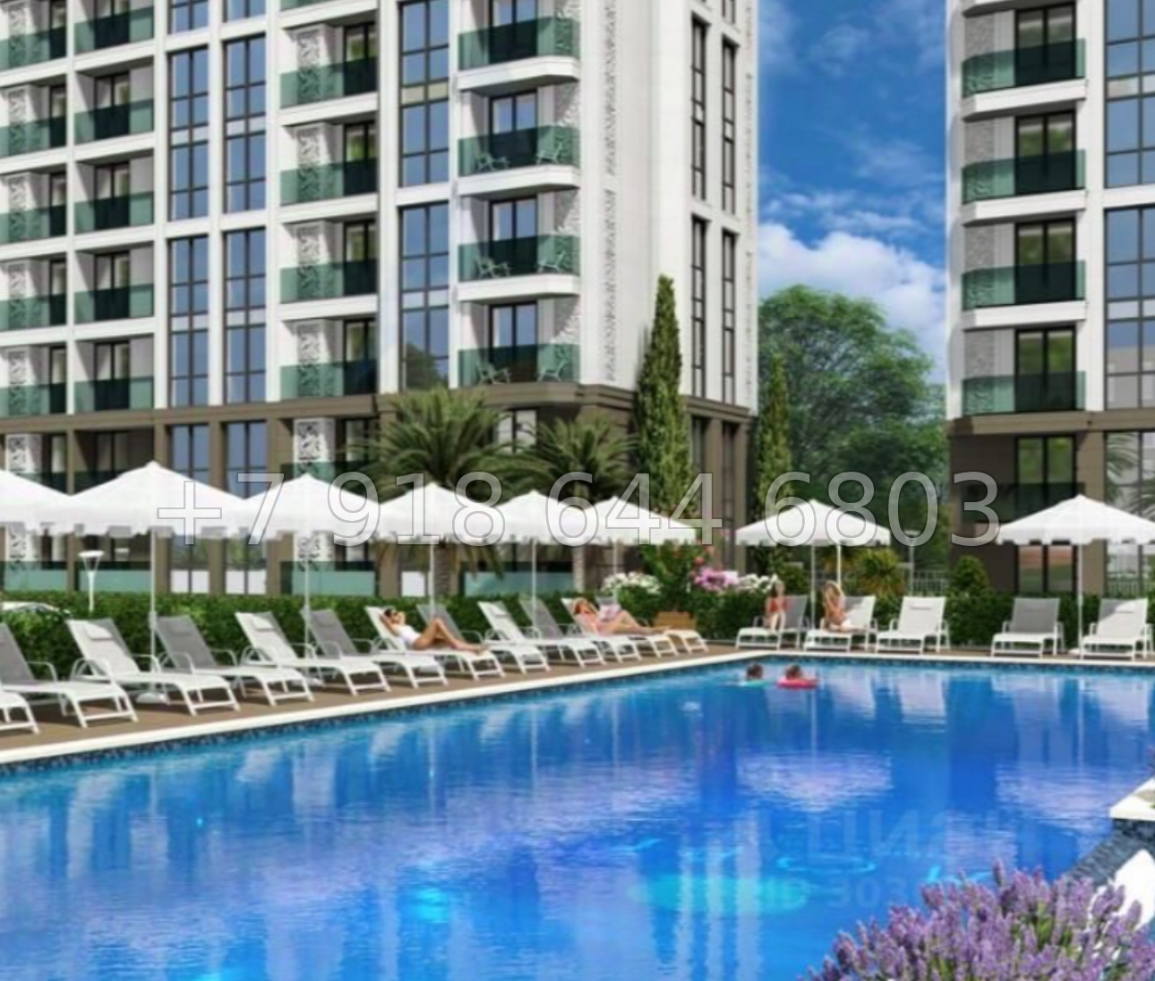 № 270 р. Квартира с бассейном у моря в городе Сочи  - миниатюра 11