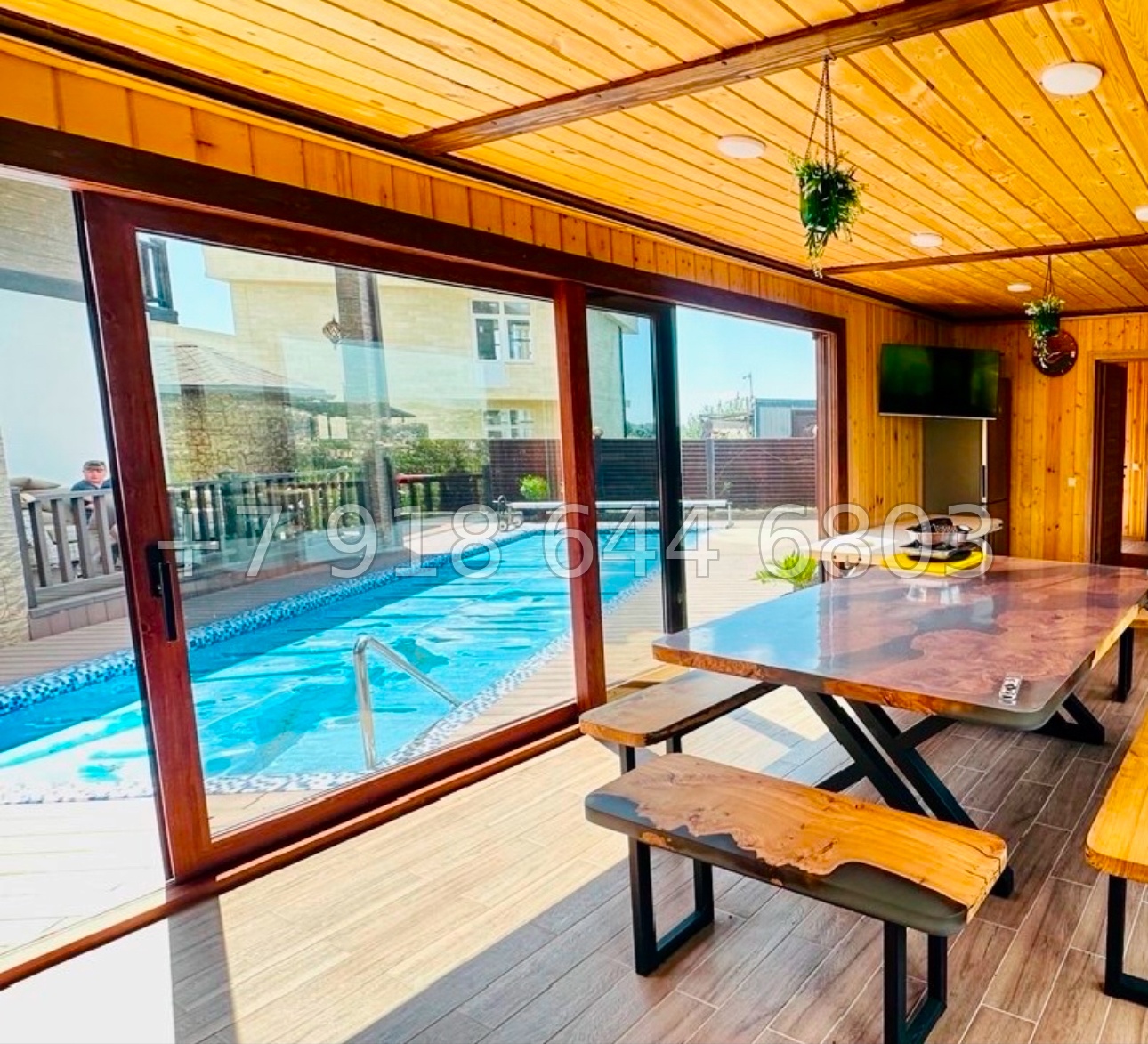 № 252 в. Дом с бассейном и с ремонтом в Адлере  - миниатюра 4