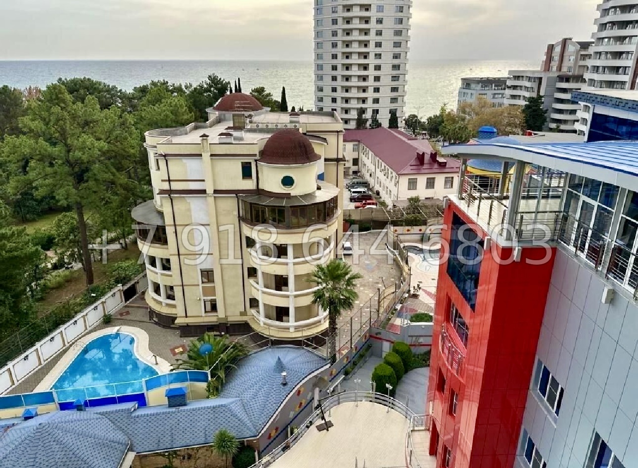 № 6е. Квартира в центре Сочи у Дендрария в ЖК Новая Александрия Сочи - миниатюра 15