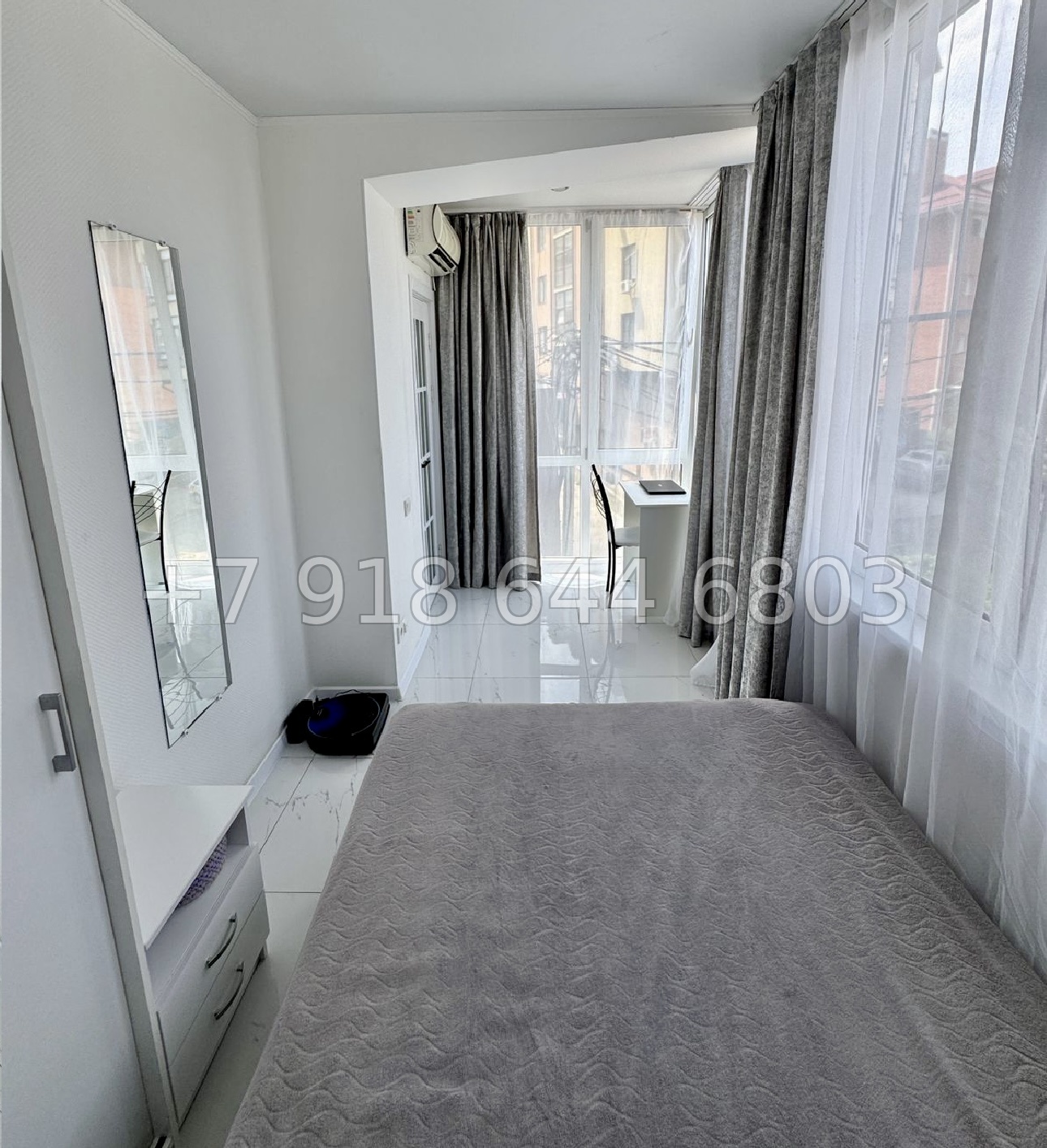 № 49п двухкомнатная Квартира в Сочи, в пешей доступности от побережья Черного моря  - миниатюра 17