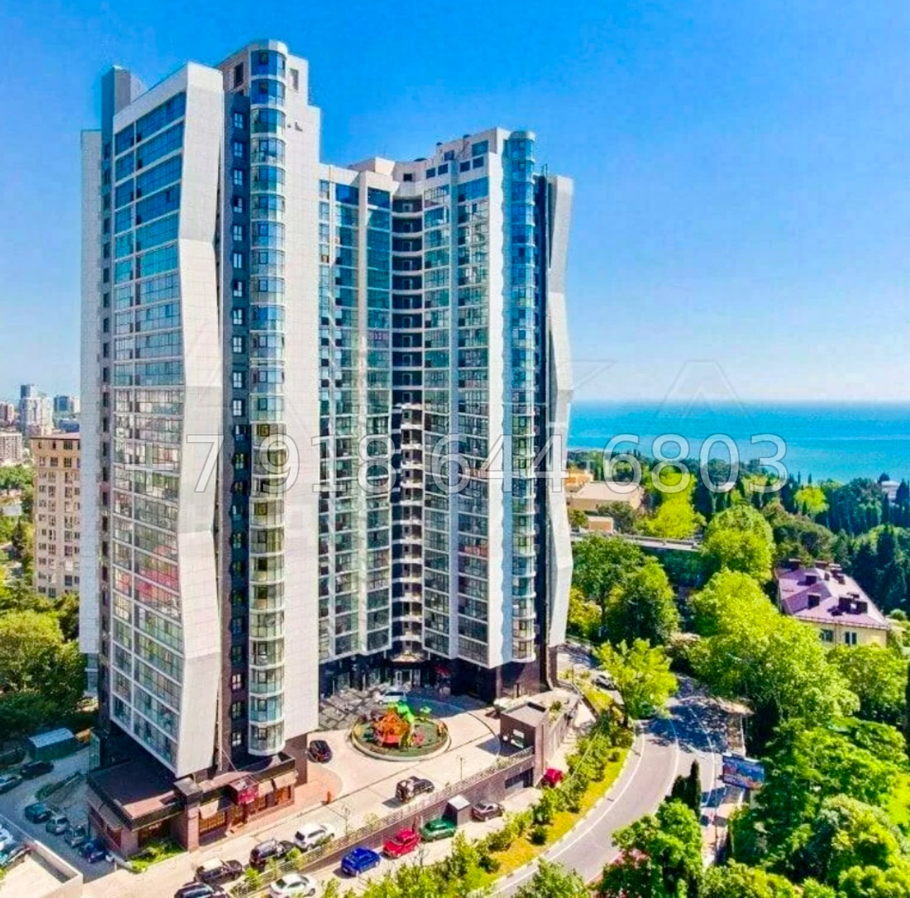 № 151р. Трёхкомнатная Квартира у парка Ривьера в центре города Сочи  - миниатюра 4