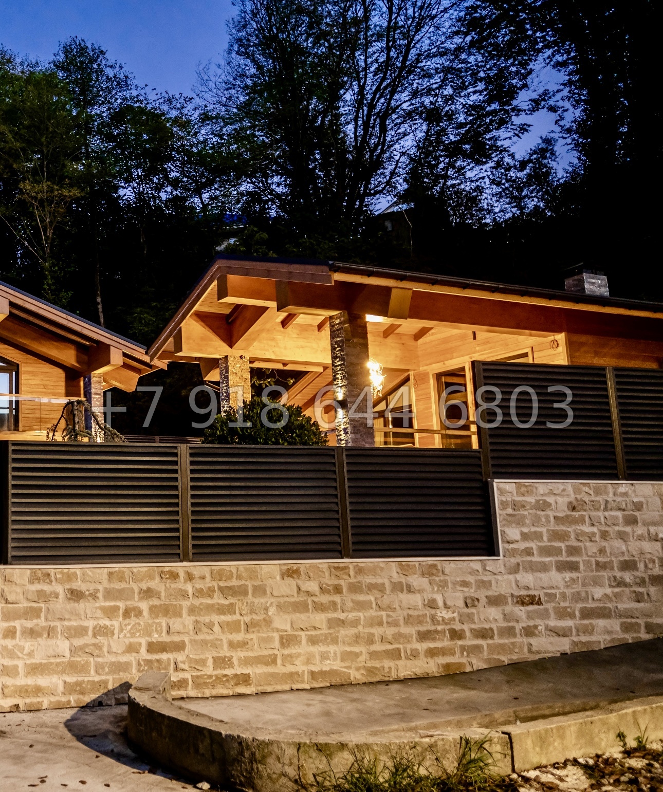 № 25В. Роскошный дом из бруса в городе Сочи с бассейном  - миниатюра 5