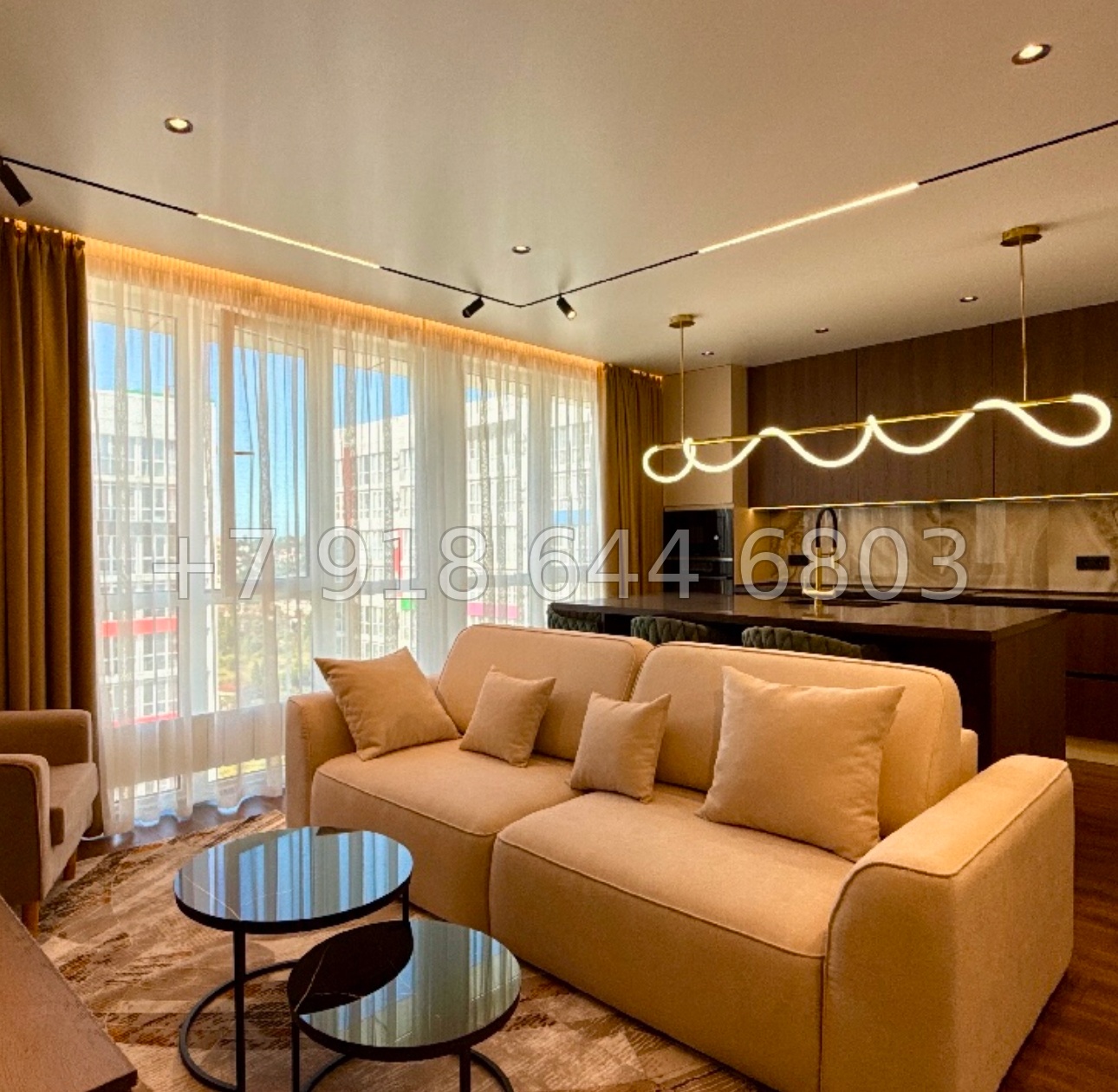 № 250 р. Квартира в ЖК 123 Сочи  - миниатюра 1