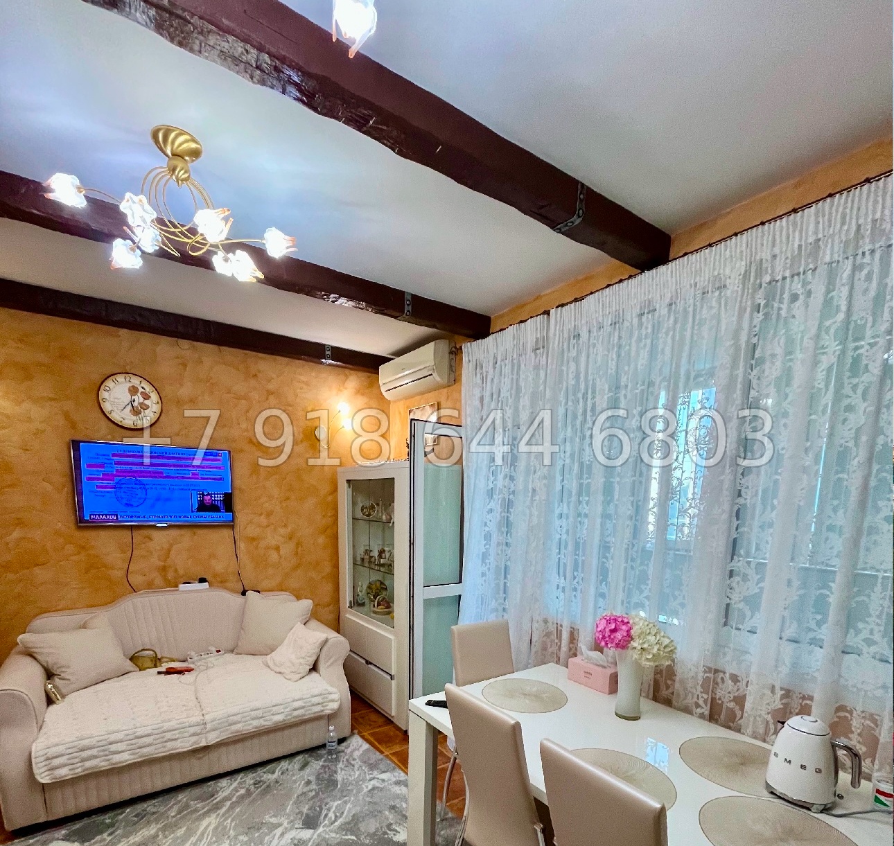 № 576 р. Трёхкомнатная Квартира в центре Сочи  - миниатюра 3