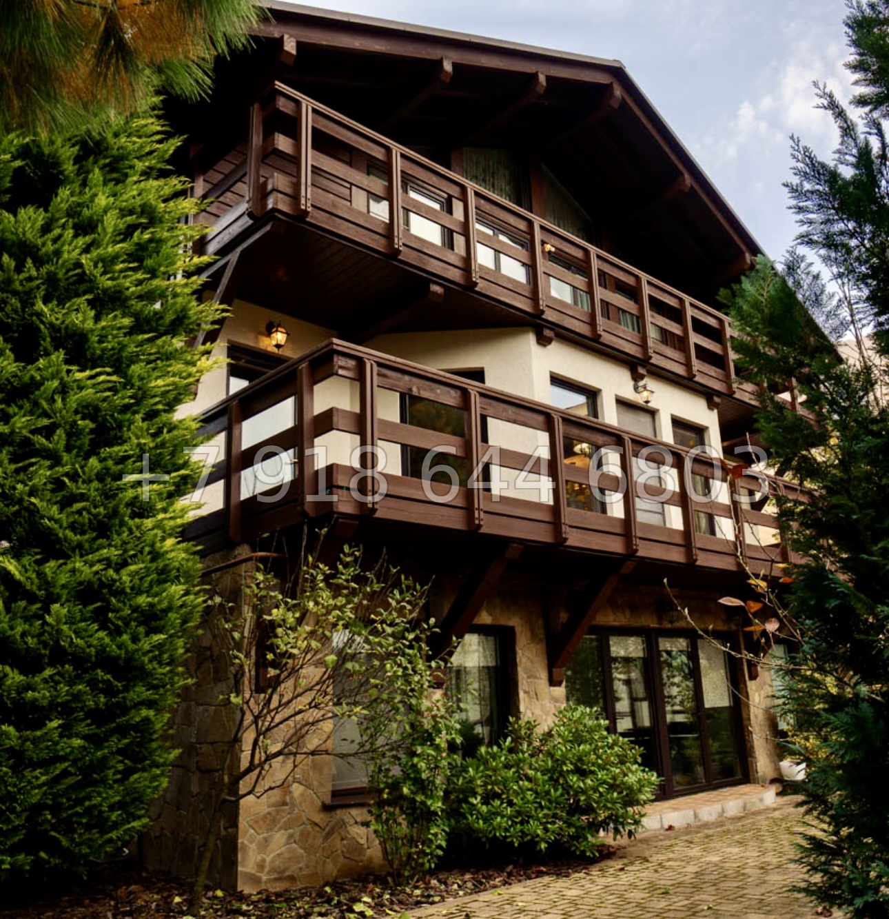 № 8 Д. Дом на Красной Поляне с бассейном  - миниатюра 1