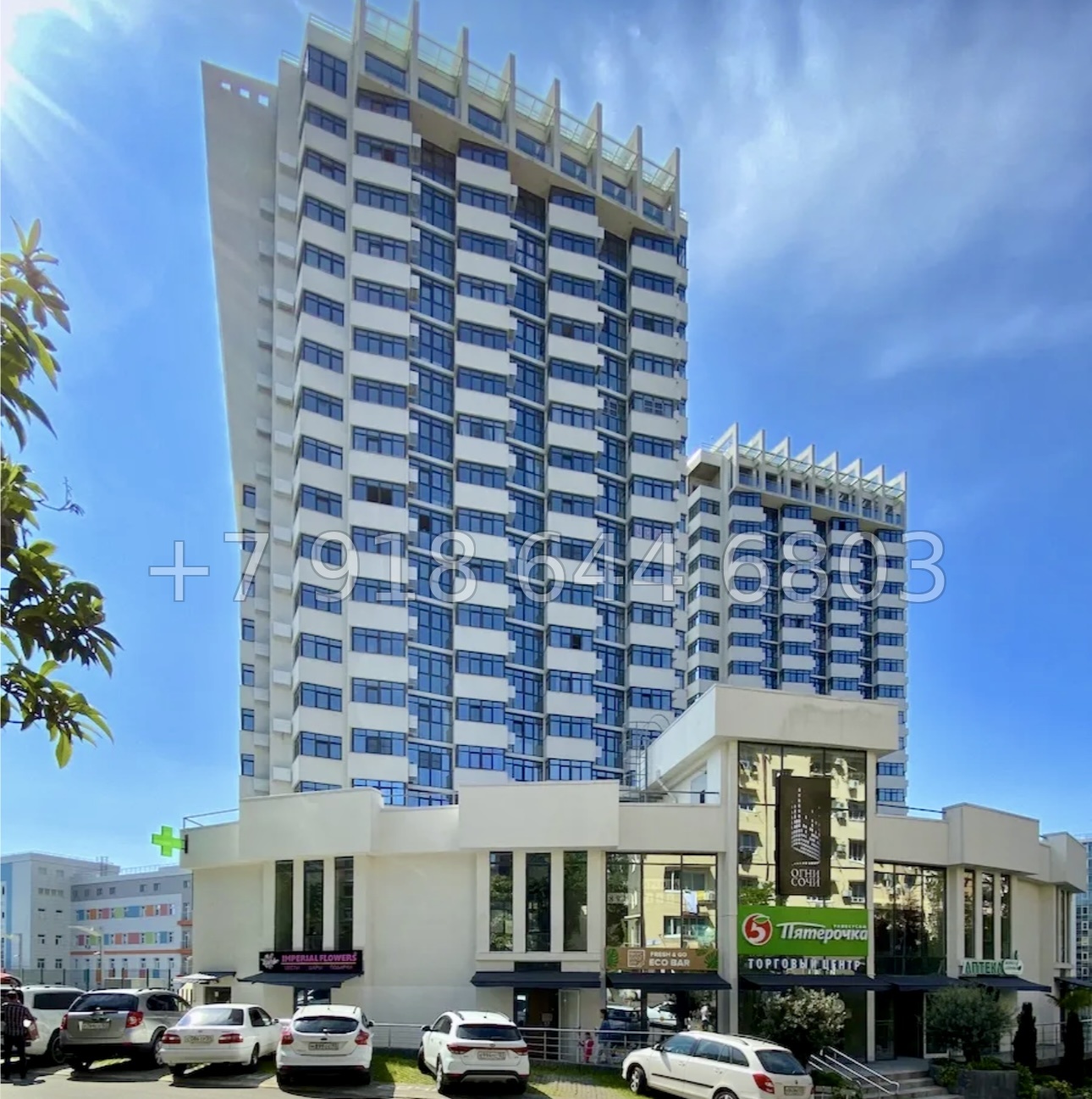 № 14 е. Трёхкомнатная Квартира в центре города Сочи ЖК Огни Сочи  - миниатюра 37