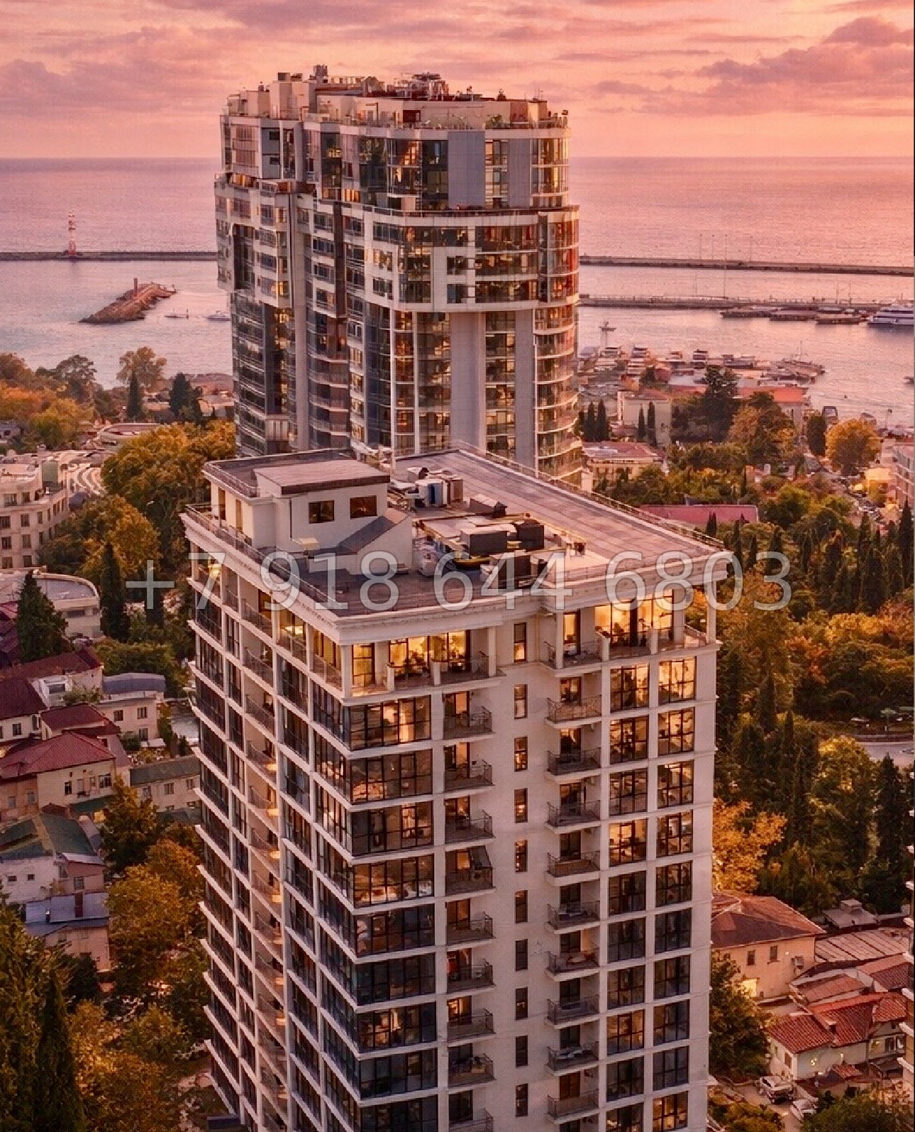 № 554 р. Квартира в центре Сочи с видом на море  - миниатюра 2