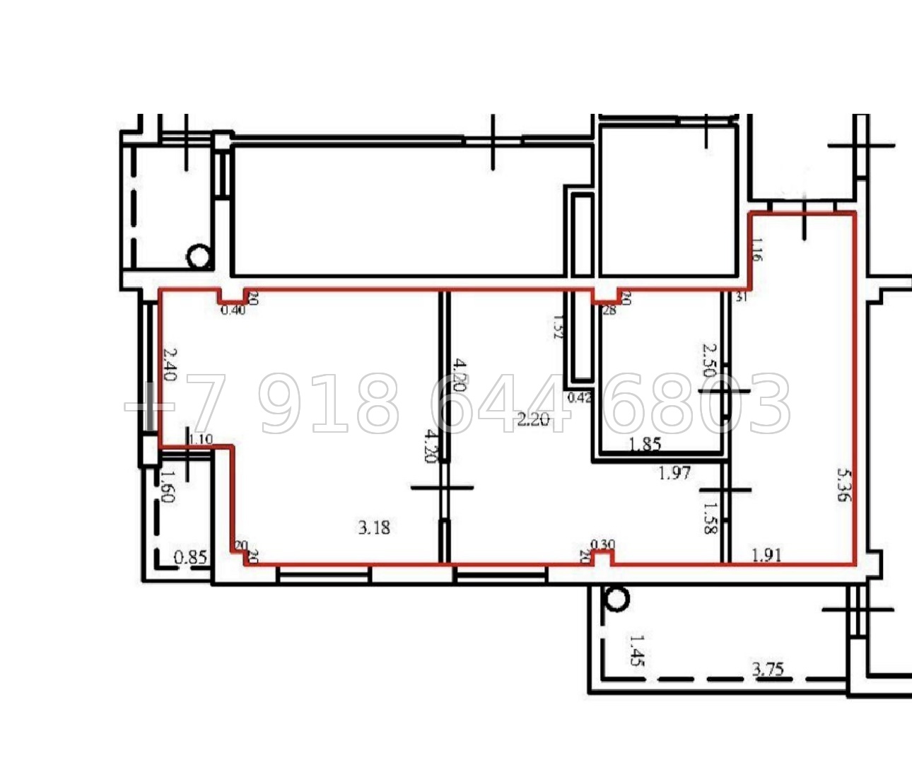 № 90 п. Квартира в Сочи. Черновая - миниатюра 5