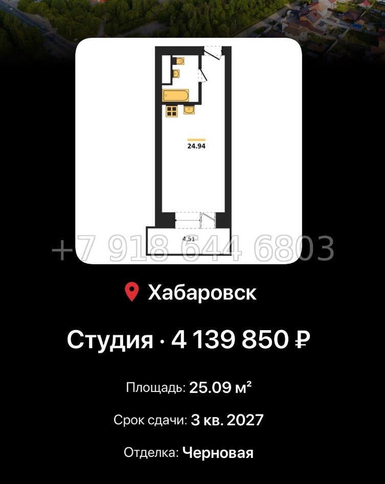 № 3. ЖК Надежда. Острова. Хабаровск  - миниатюра 34