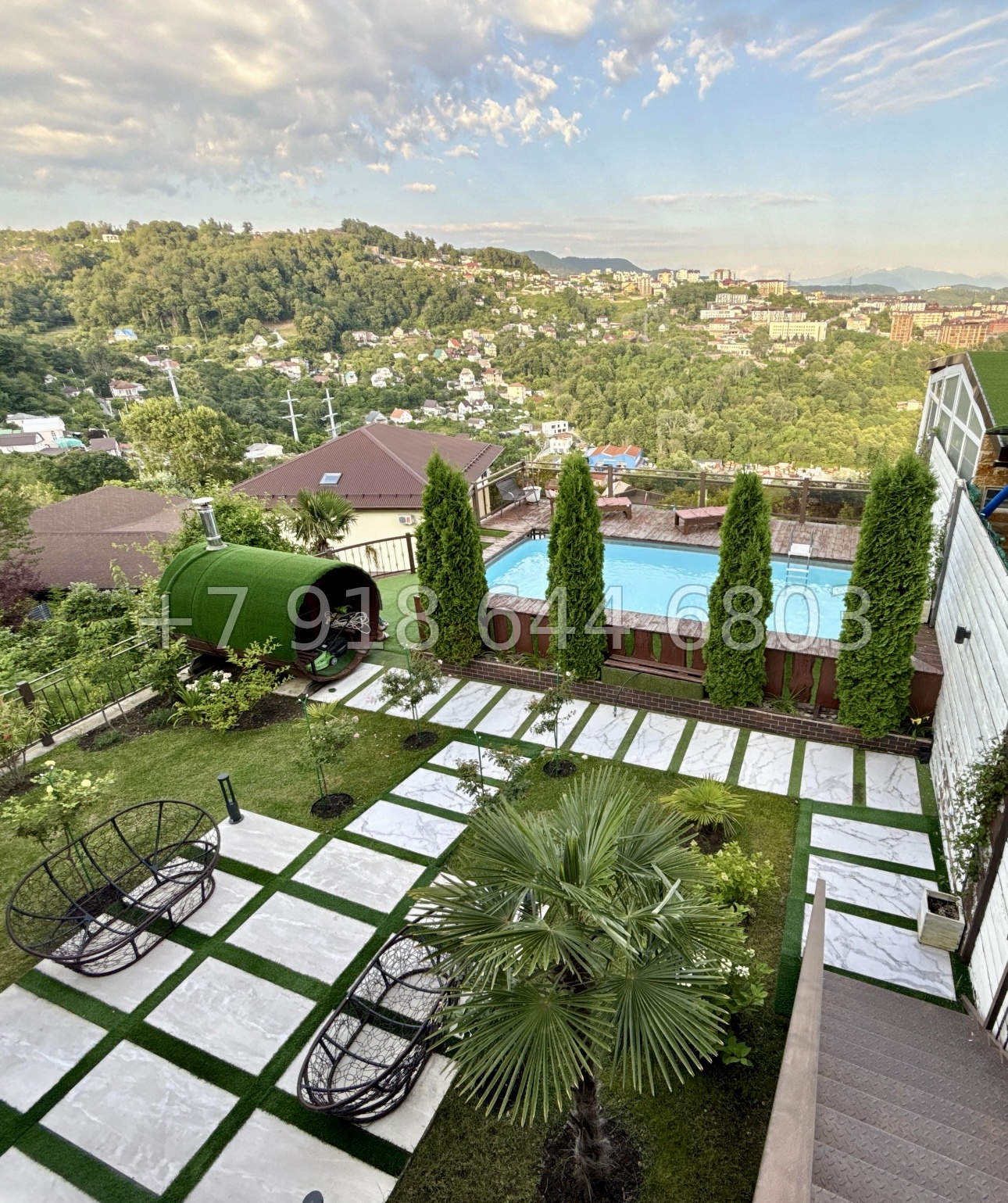 № 82 Б. Дом в Центральном Сочи с красивым видом  - миниатюра 17