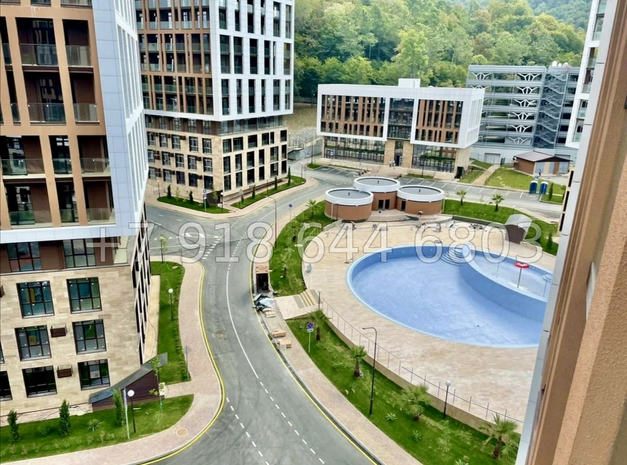 № 8п. Квартира в доме бизнес класса с бассейном в Дагомысе Сочи  - миниатюра 24