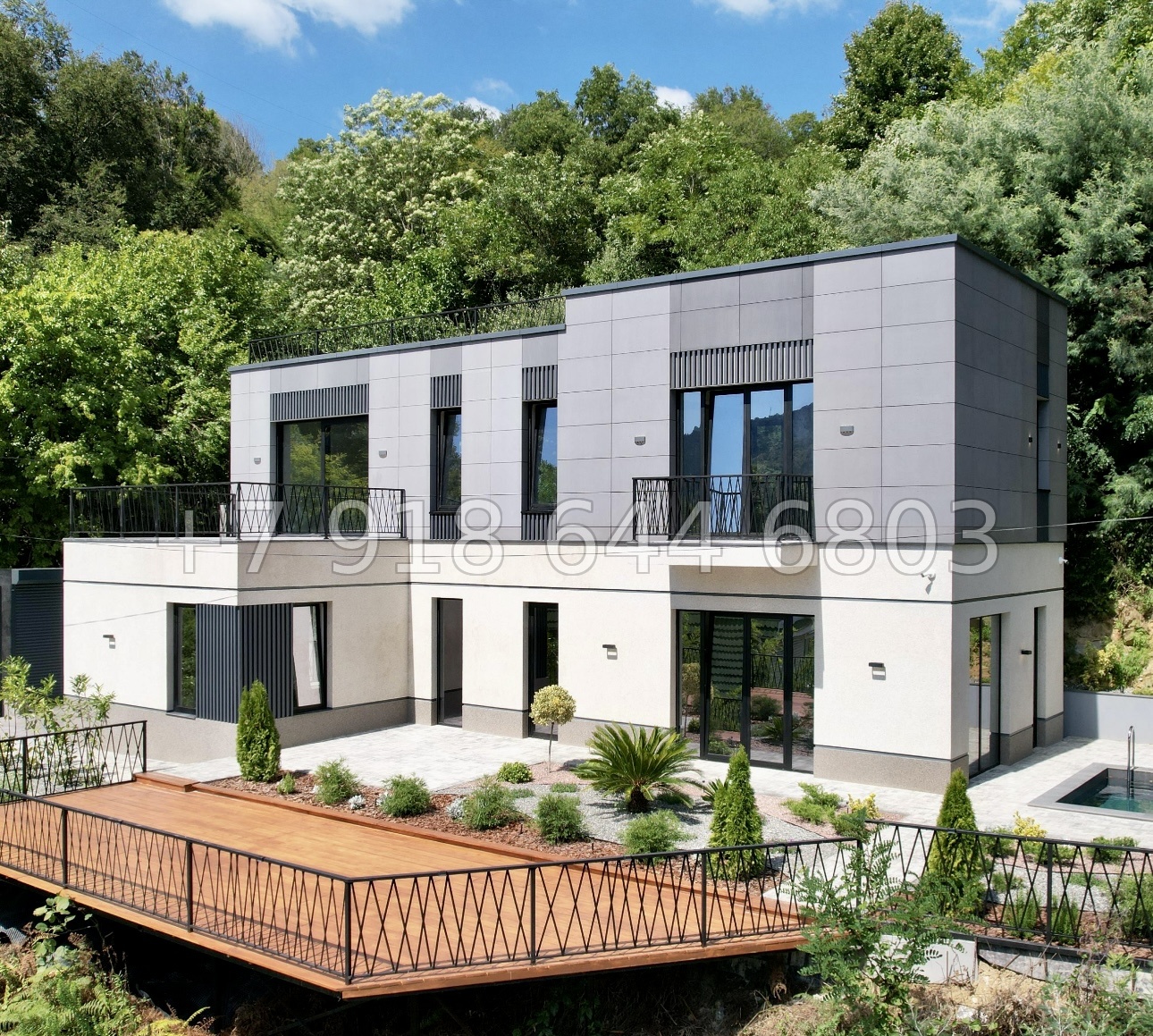 № 70 Б. Самый роскошный дом в Адлере с красивым видом  - миниатюра 2