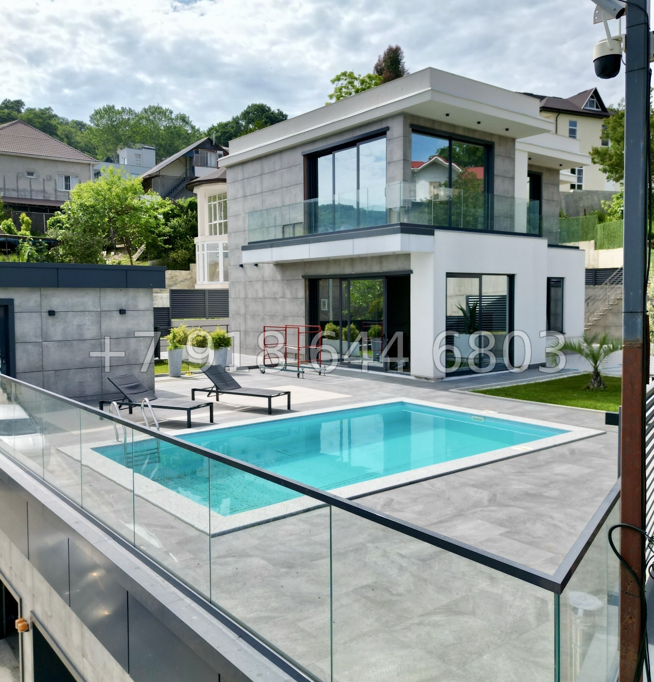 № 48 Б. Дом с бассейном в Адлере  - миниатюра 23