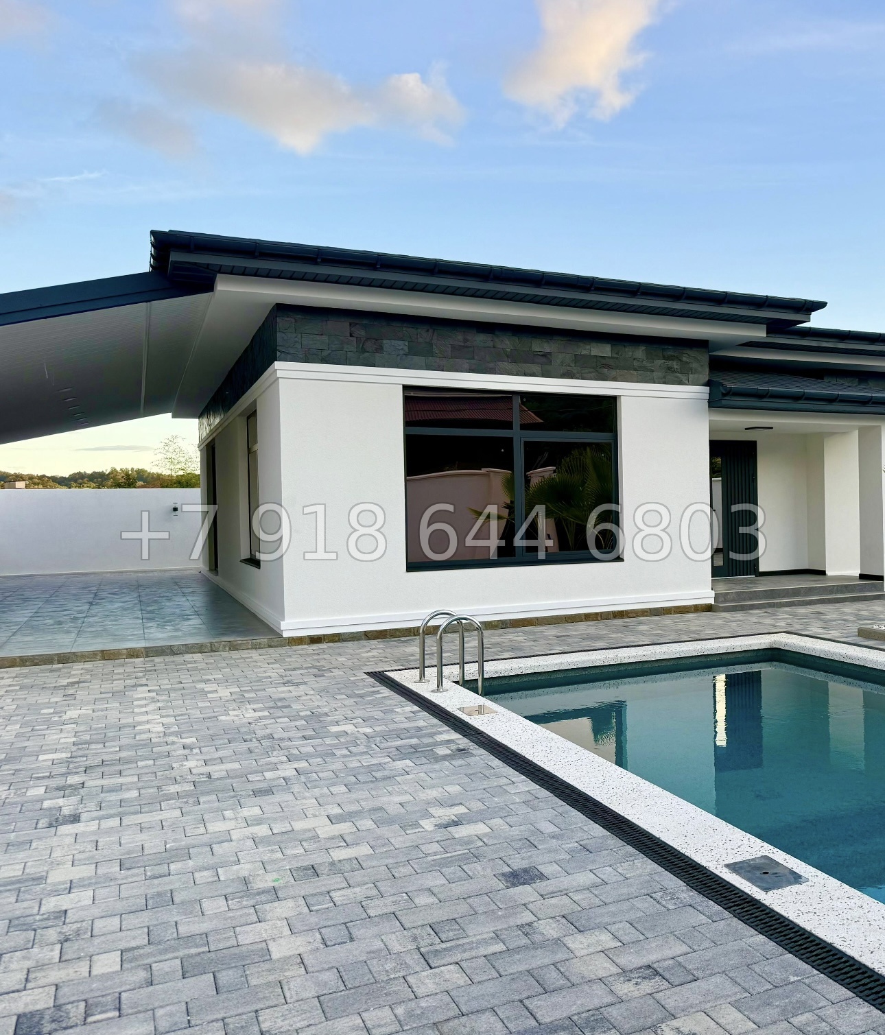 № 9 Б. Одноэтажный дом с бассейном в Адлере  - миниатюра 4