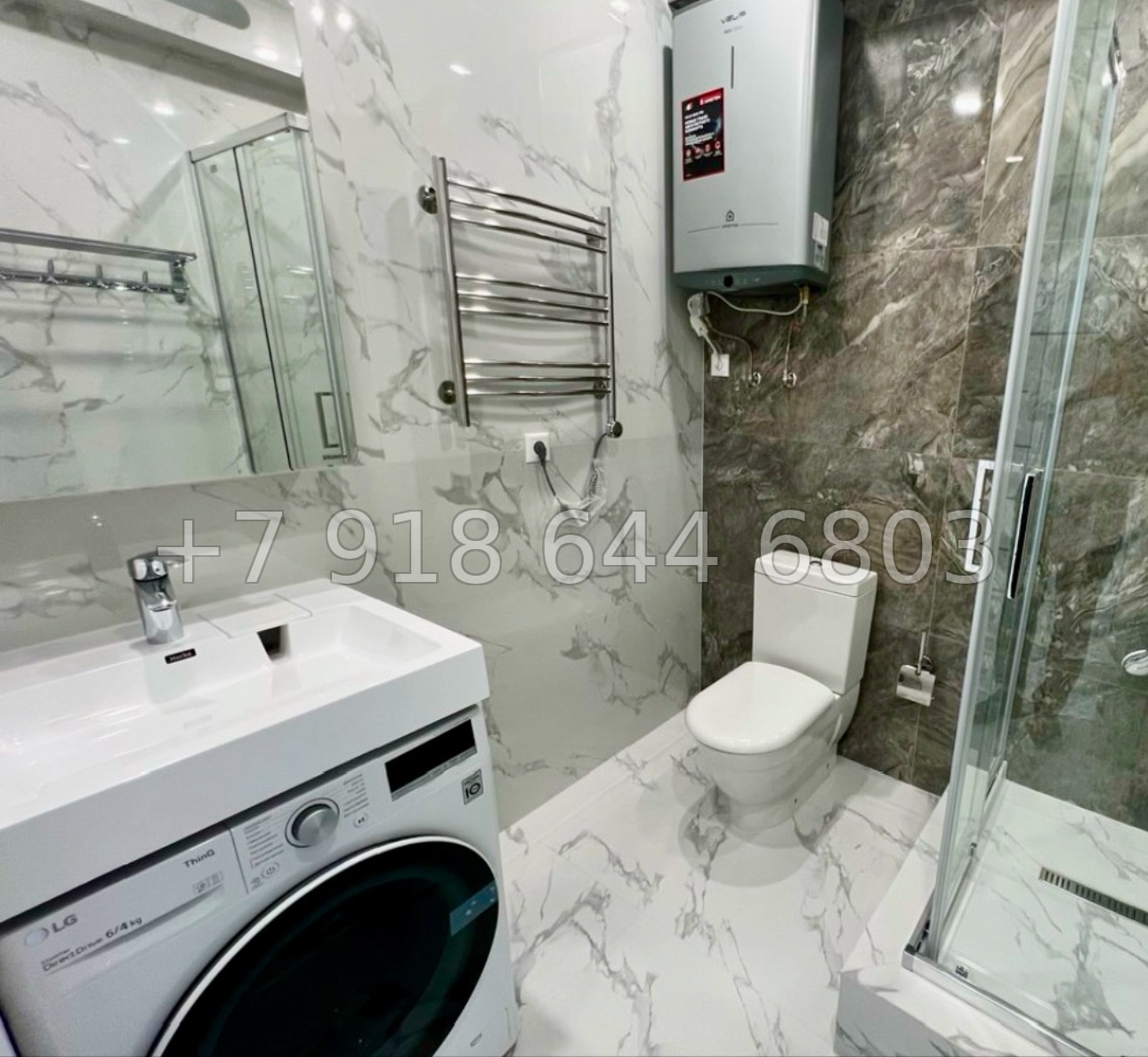 № 488 р. Двухкомнатная квартира в городе Сочи  - миниатюра 13