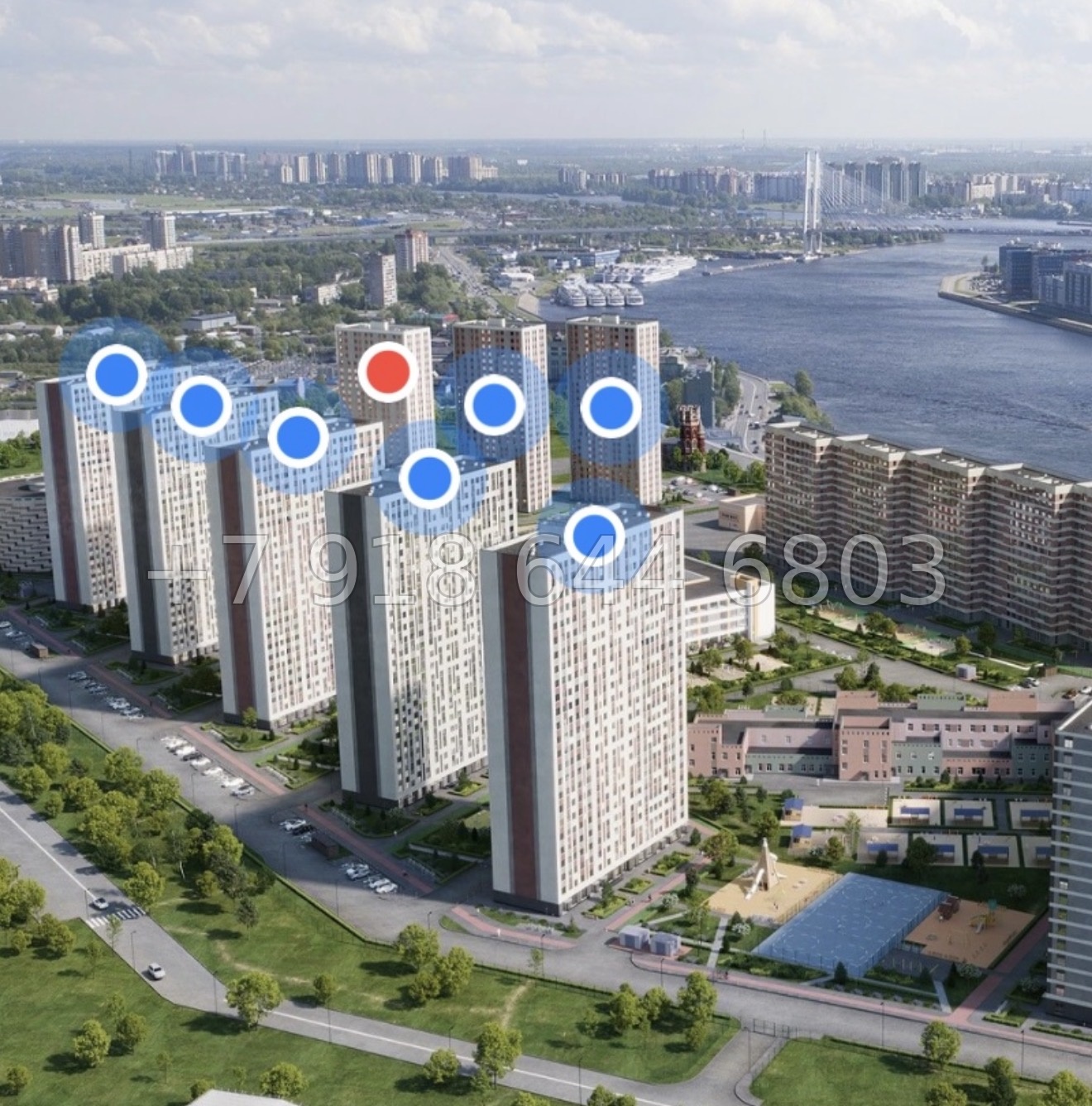 № 113 в. Метро Ломоносовская. Метро улица Дыбенко. ЖК Октябрьская набережная Санкт Петербург  - миниатюра 6