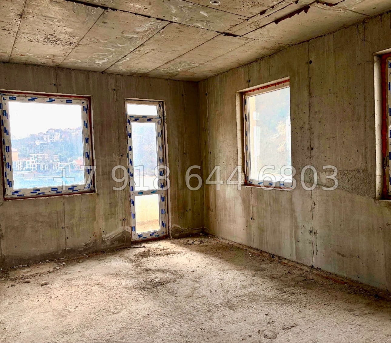 № 391 р. Квартира трехкомнатная в Сочи. Черновая без ремонта  - миниатюра 5