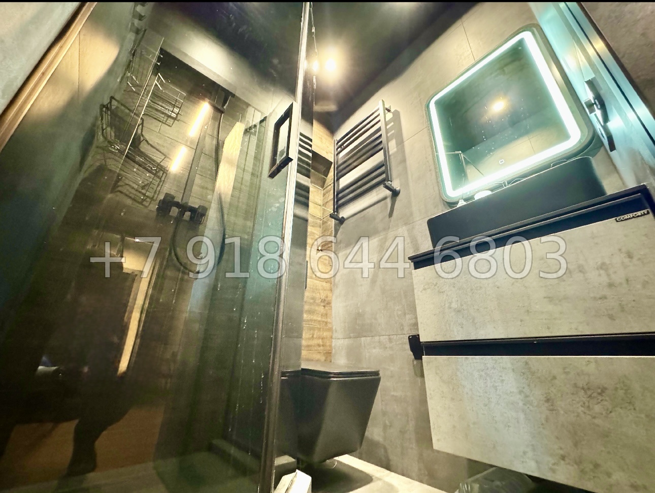 № 153 р. Однокомнатная квартира в ЖК Сочи Парк. Редкая планировка  - миниатюра 24