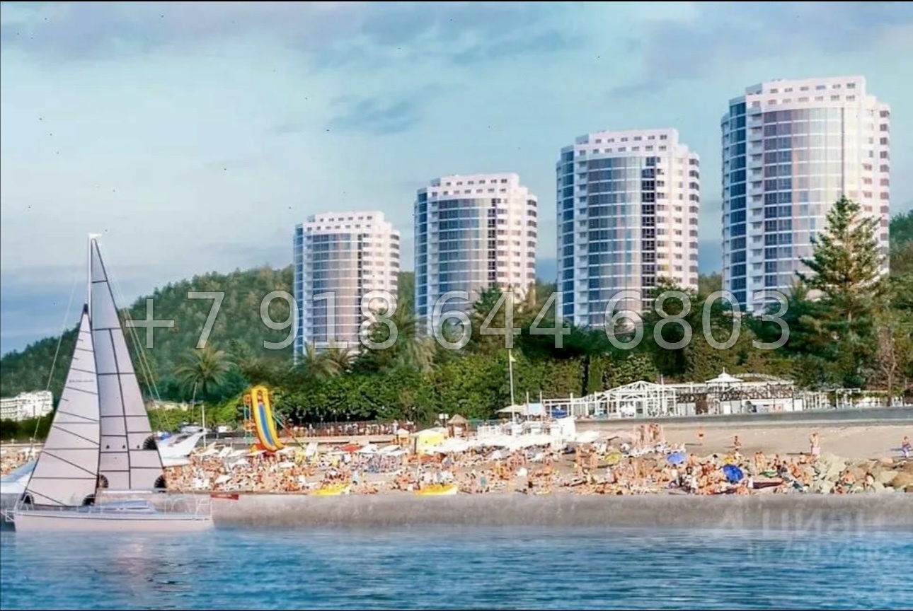 № 34р. Пентхаус с видом на море в Адлере ЖК Морская Симфония-2 - миниатюра 37