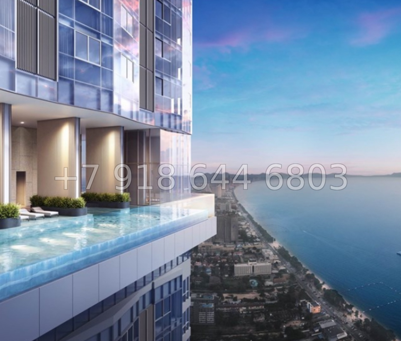 № 10. SKYPARK LUCEAN JOMTIEN PATTAYA Lunique Real Estate Co., Itd Джомтьен пляж район - миниатюра 1