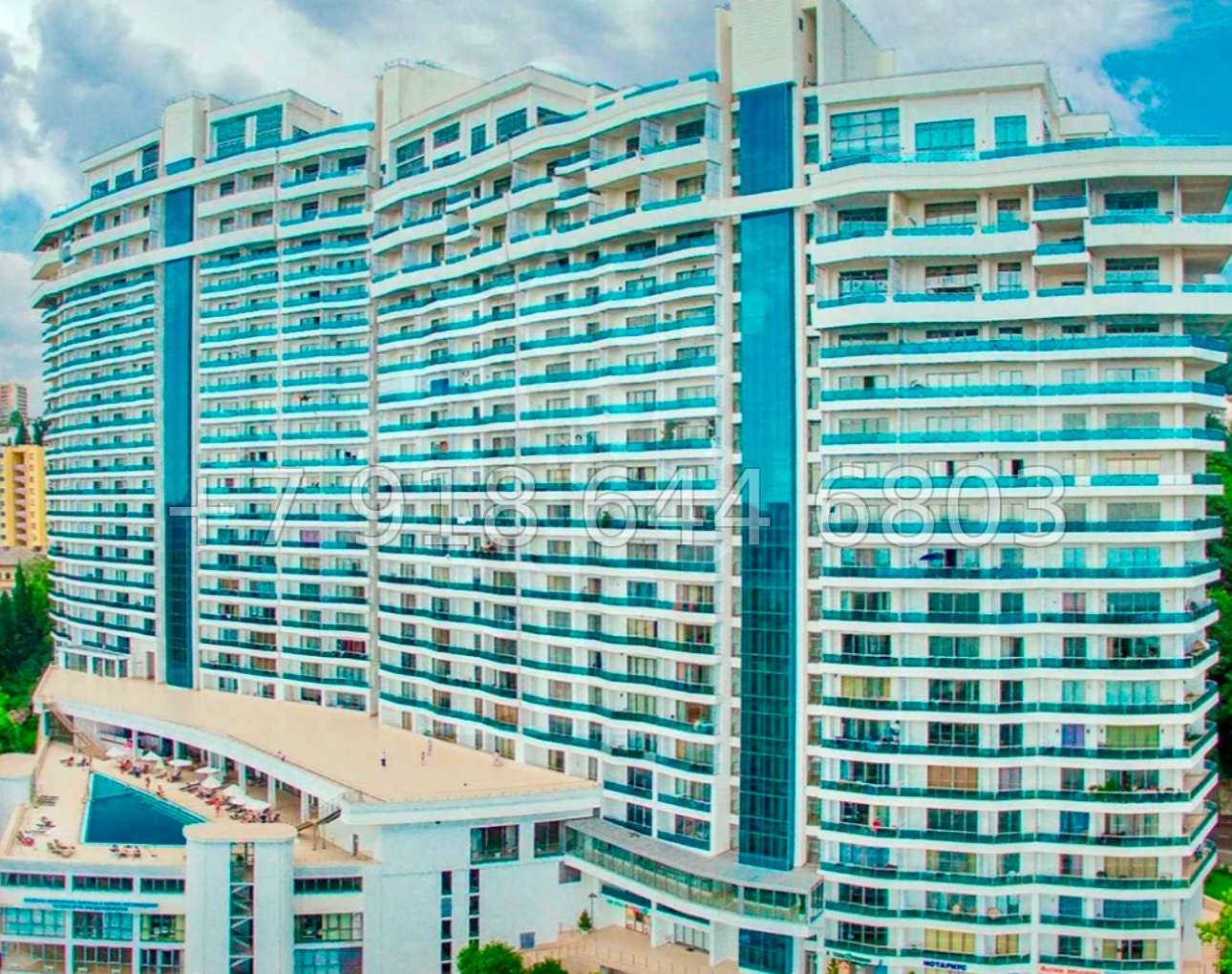 № 20е. Квартира с прекрасным видом на Чёрное море в городе Сочи ЖК Идеал Хаус - миниатюра 30