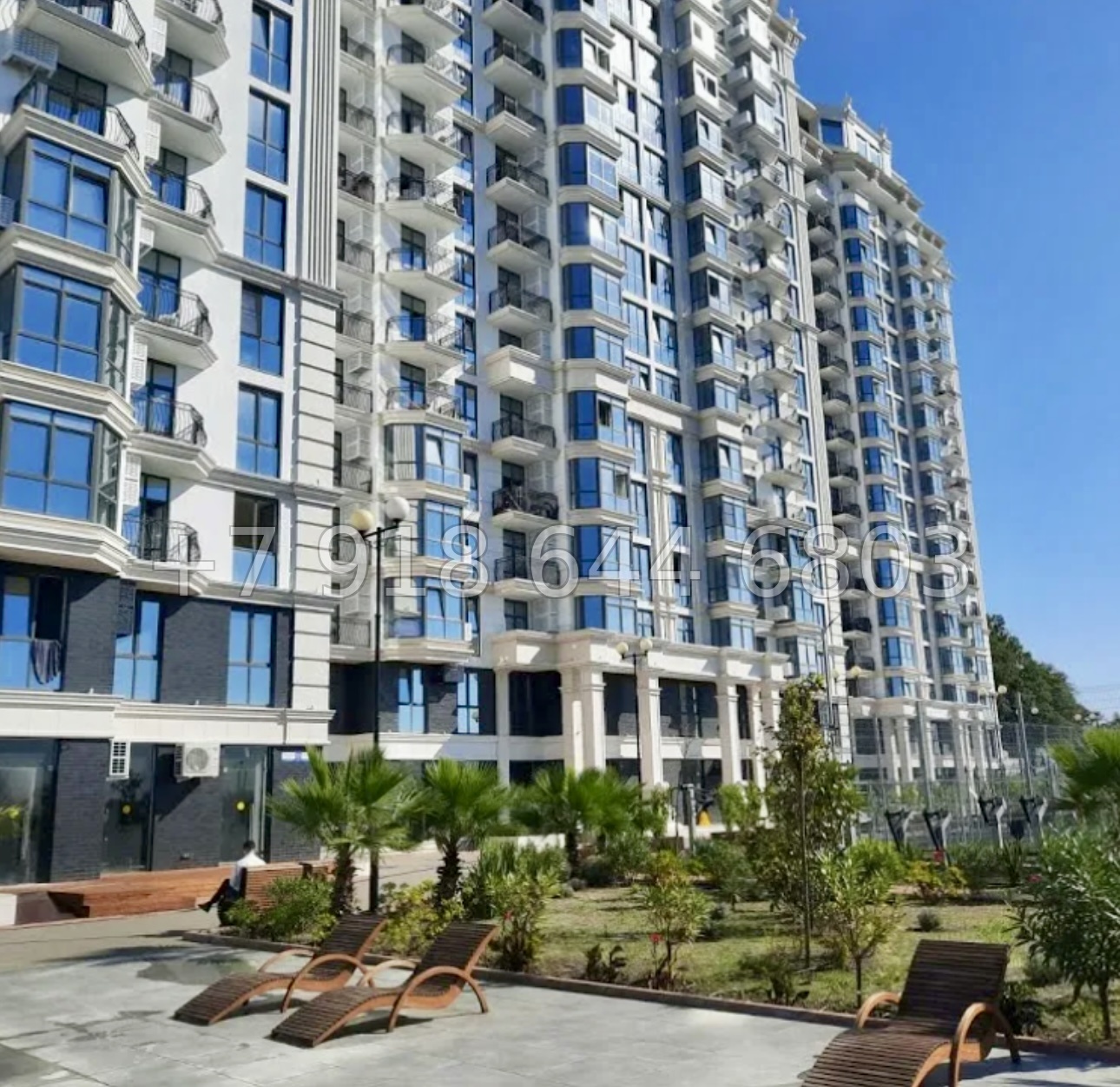 № 32р. Роскошная квартира с лучшим ремонтом в городе Сочи. ЖК Меркато Сочи - миниатюра 23