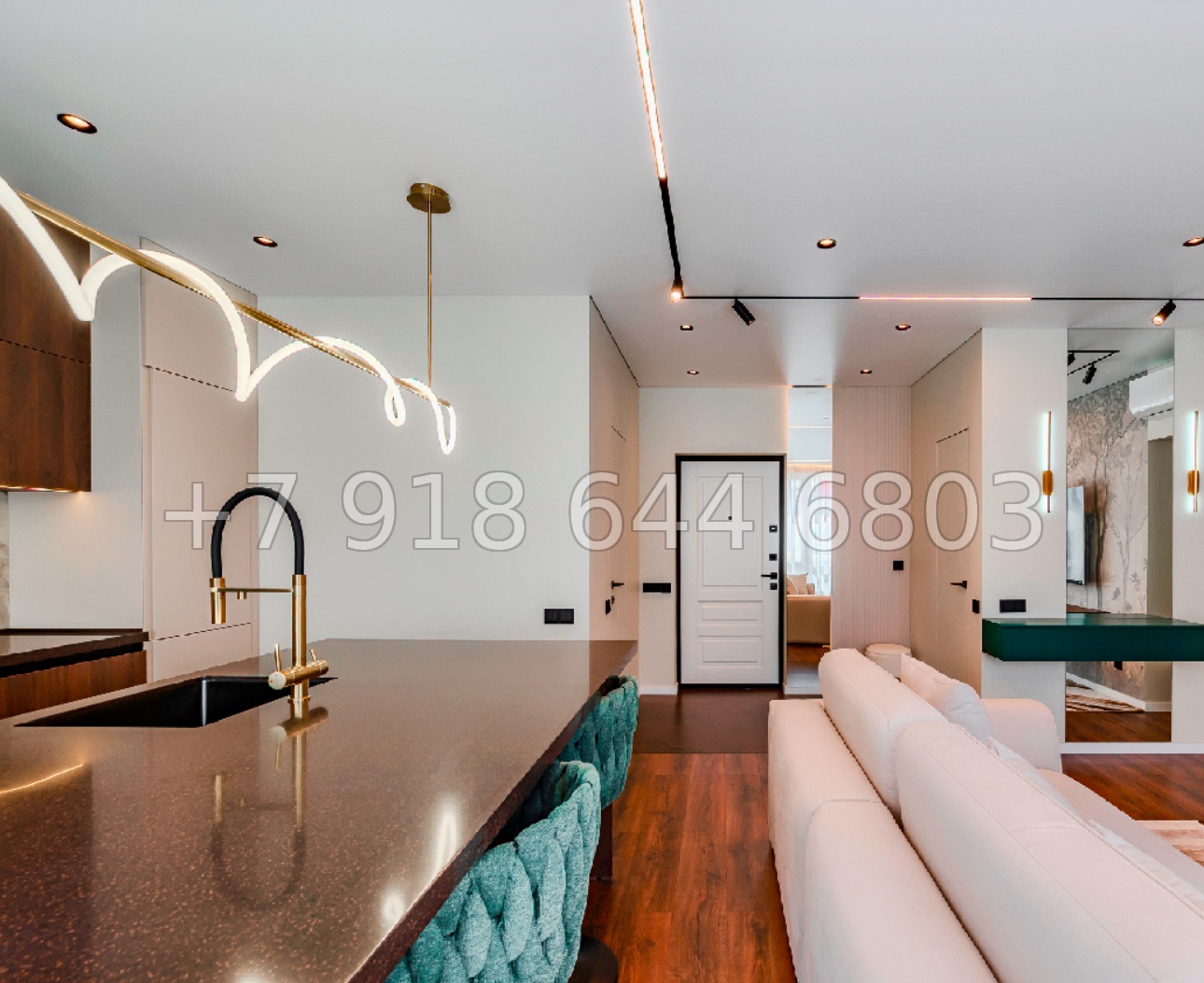 № 16р. Квартира в ЖК 123 города Сочи. Дорогой ремонт  - миниатюра 13