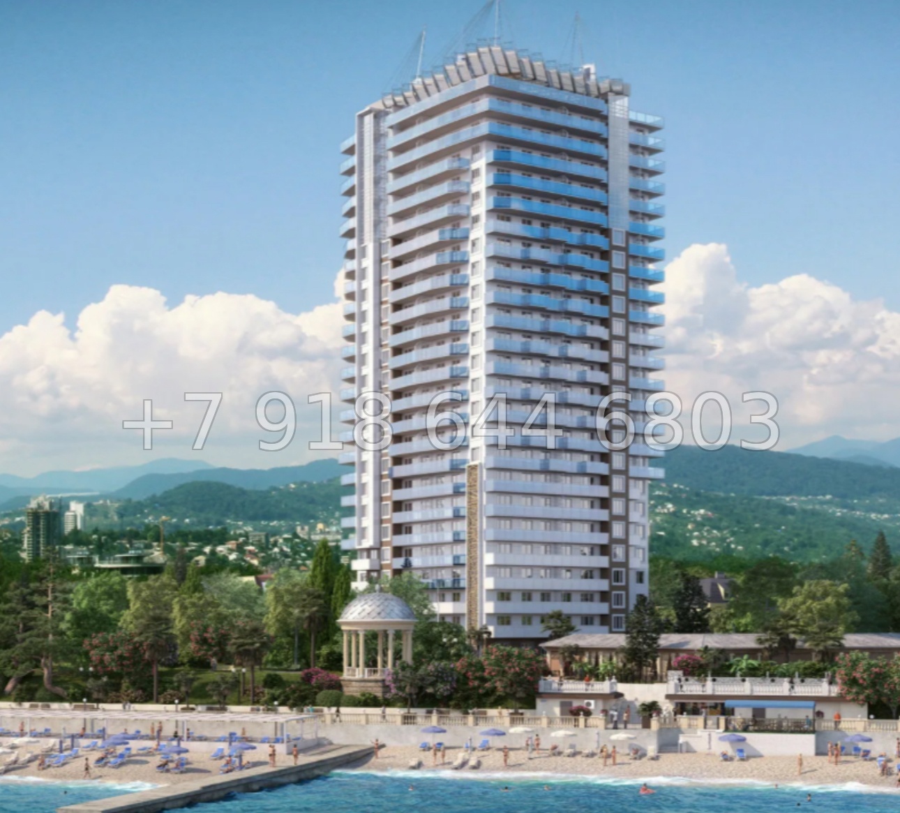 № 64 е. Квартира на море в центре города Сочи  - миниатюра 30