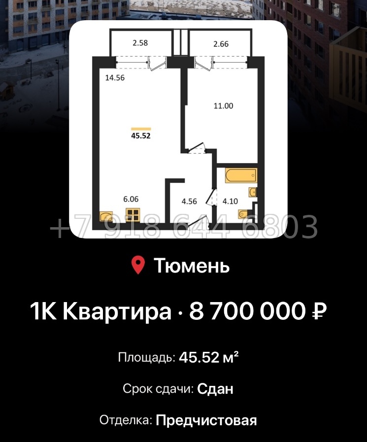 № 1. ЖК Авторский Тюмень  - миниатюра 164